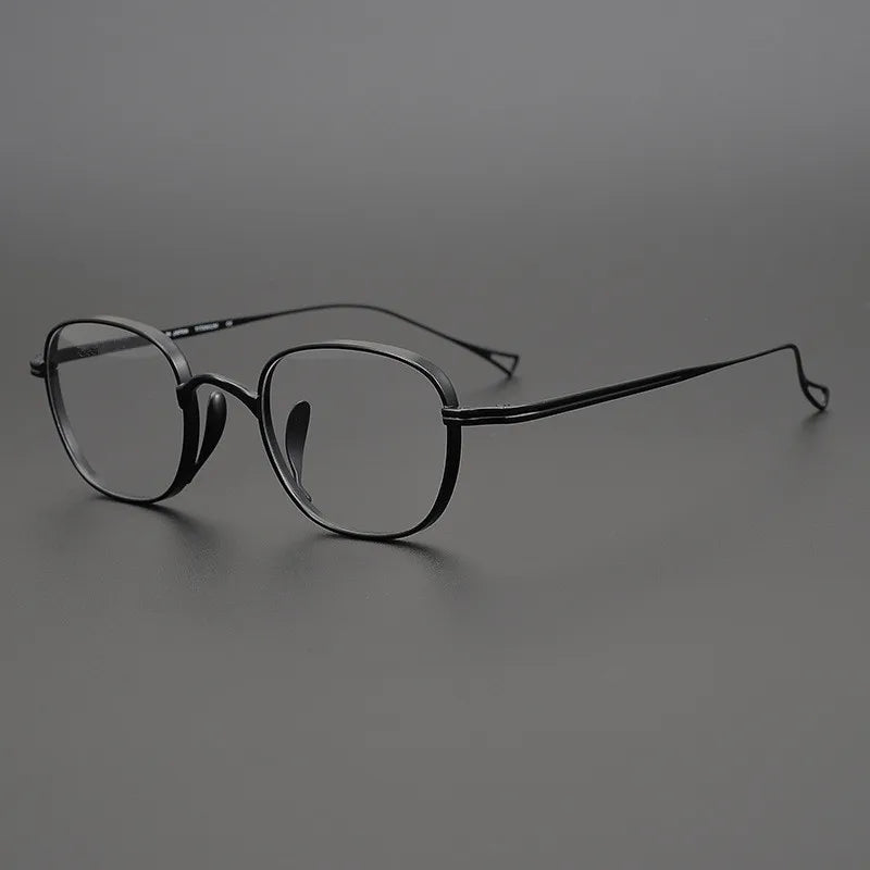 Aimee Women's Full Rim Square Titanium Eyeglasses Frame 65114 - Lightweight Durable Glasses for Work, Reading & Fashion Accessories