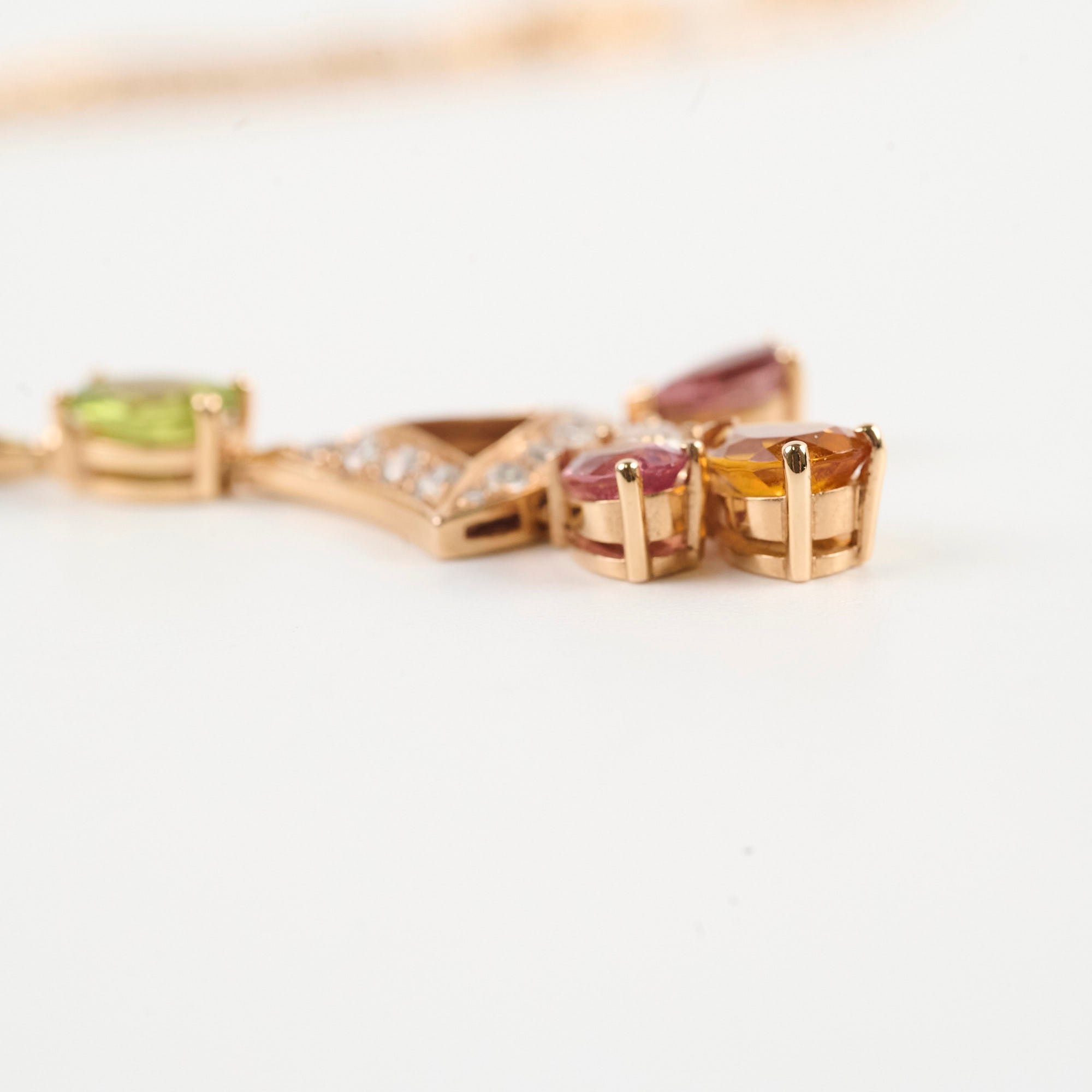Bulgari Divas' Dream Necklace with Multicolor Gemstones - Elegant Jewelry for Women, Perfect for Parties, Weddings & Special Occasions