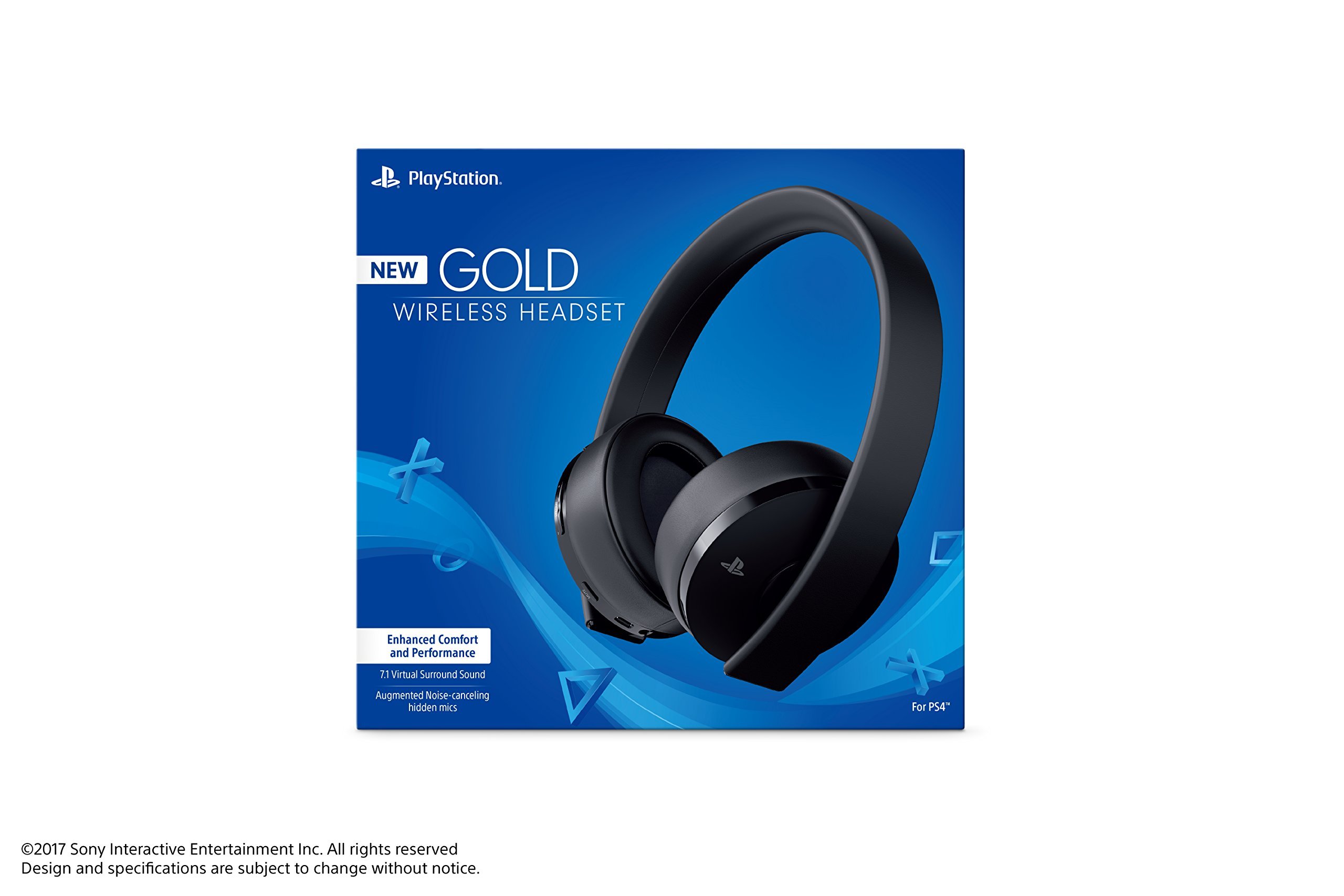Renewed PlayStation Gold Wireless Headset for PS4 - Noise Cancelling Gaming Headphones with 3D Audio | Perfect for Online Gaming, Streaming & Virtual Meetings