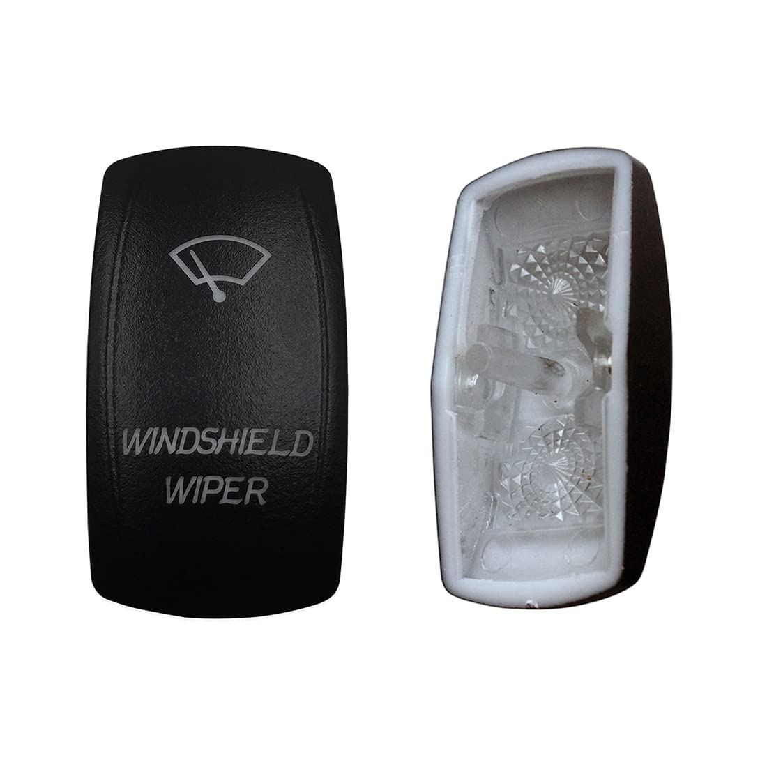 Laser Etched Backlit Switch Cover Cap for Car Boat Dashboard Rocker Switch - Waterproof & Durable Replacement Part - Perfect for Marine, RV & Automotive Customization