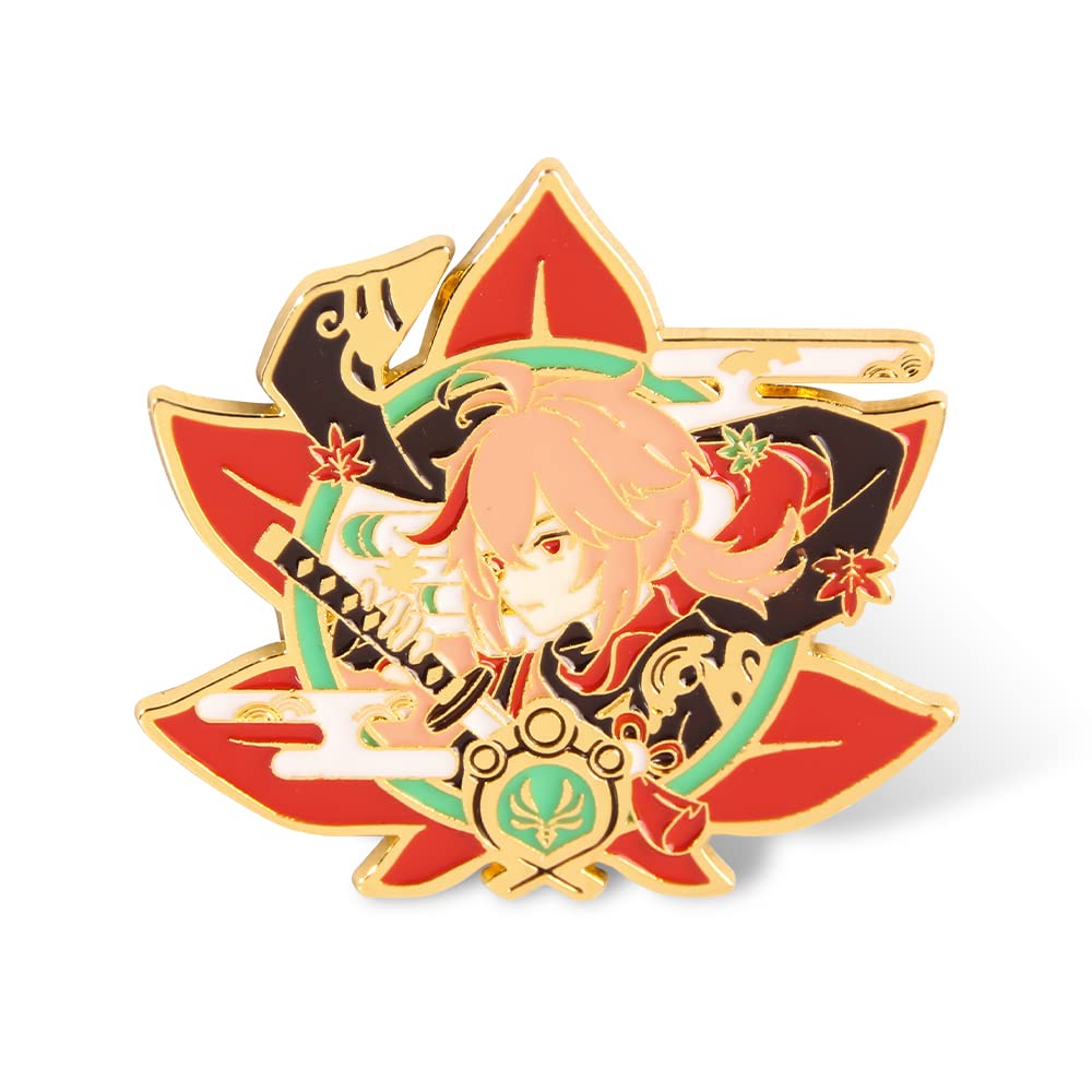 Genshin Impact Hu Tao Enamel Brooch Pin - Anime Cosplay Accessory for Fans, Women & Girls - Perfect for Conventions, Cosplay, Gifts & Collectibles