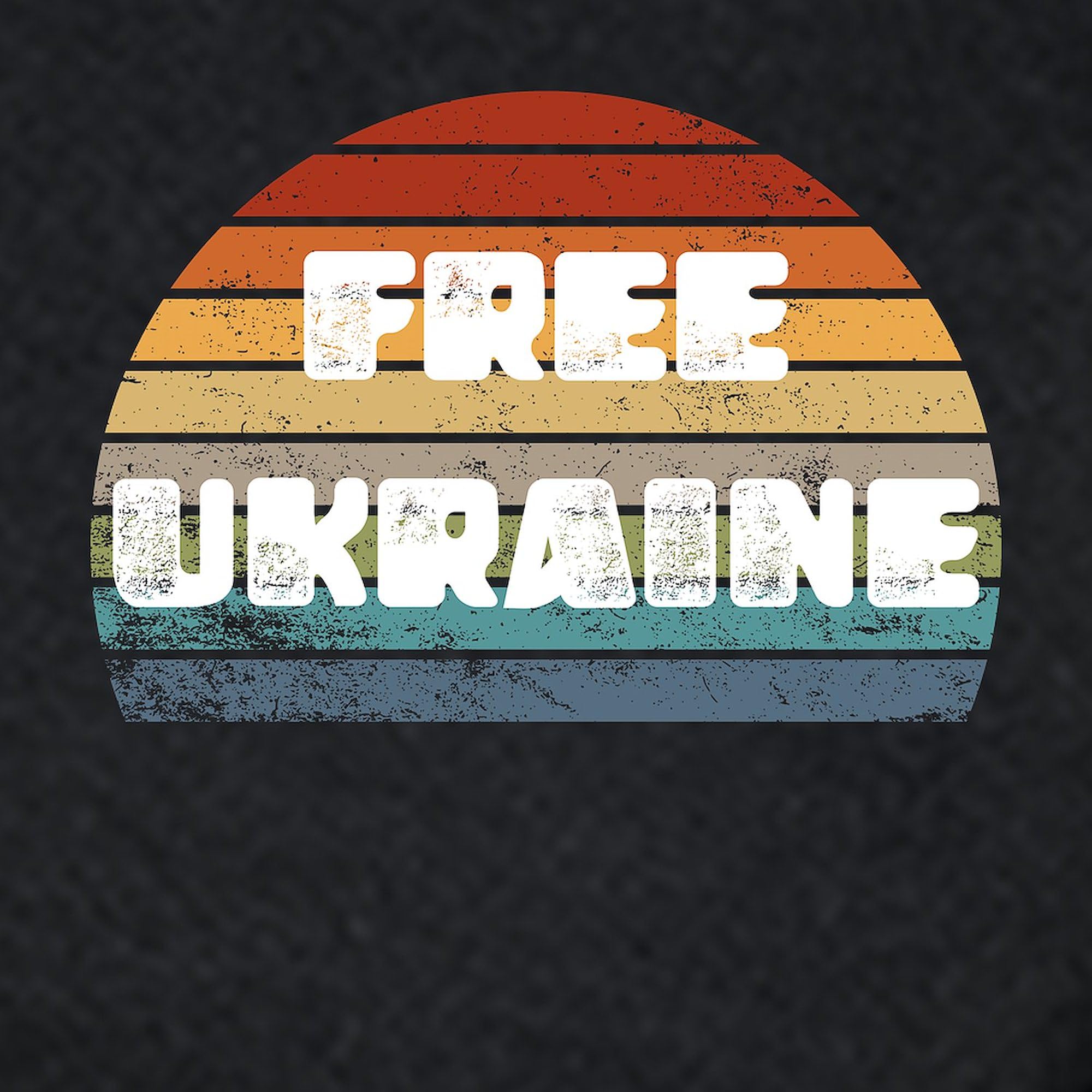 Free Ukraine Men's Zip-Up Hoodie - Dark Zip-Up Hooded Sweatshirt for Patriotic Support | Casual Wear, Street Style & Protest Apparel