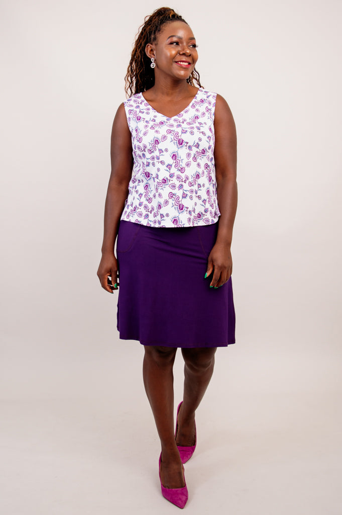 Havana Tank Top - Soft Linen & Bamboo Blend - Women's Casual Summer Tops - Perfect for Beach Vacations & Weekend Outings