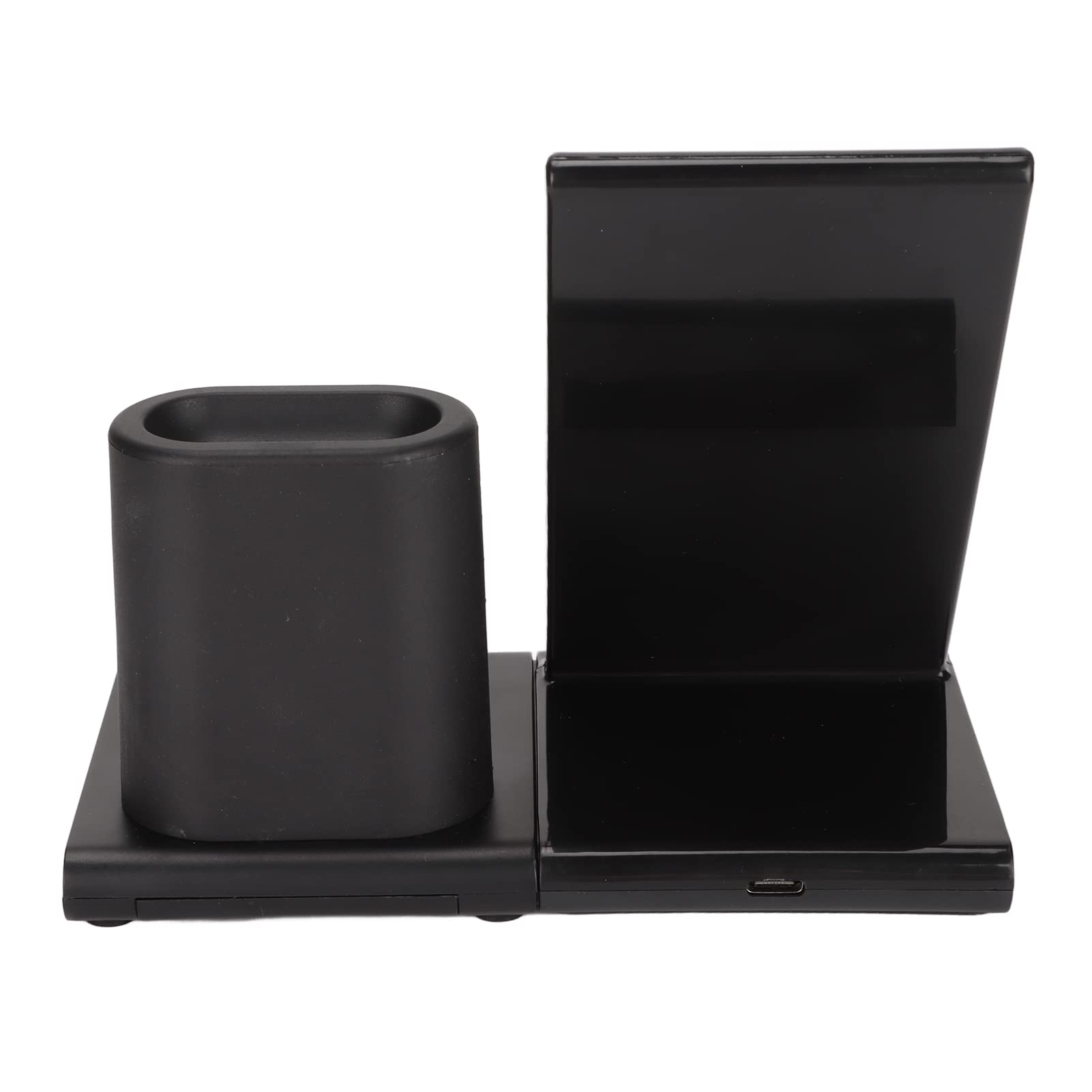 Fast Wireless Charging Dock for iPhone & Android Phones - 3-in-1 Automatic Wireless Charger for Smartphones, AirPods & Smartwatches | Perfect for Home, Office & Travel Use