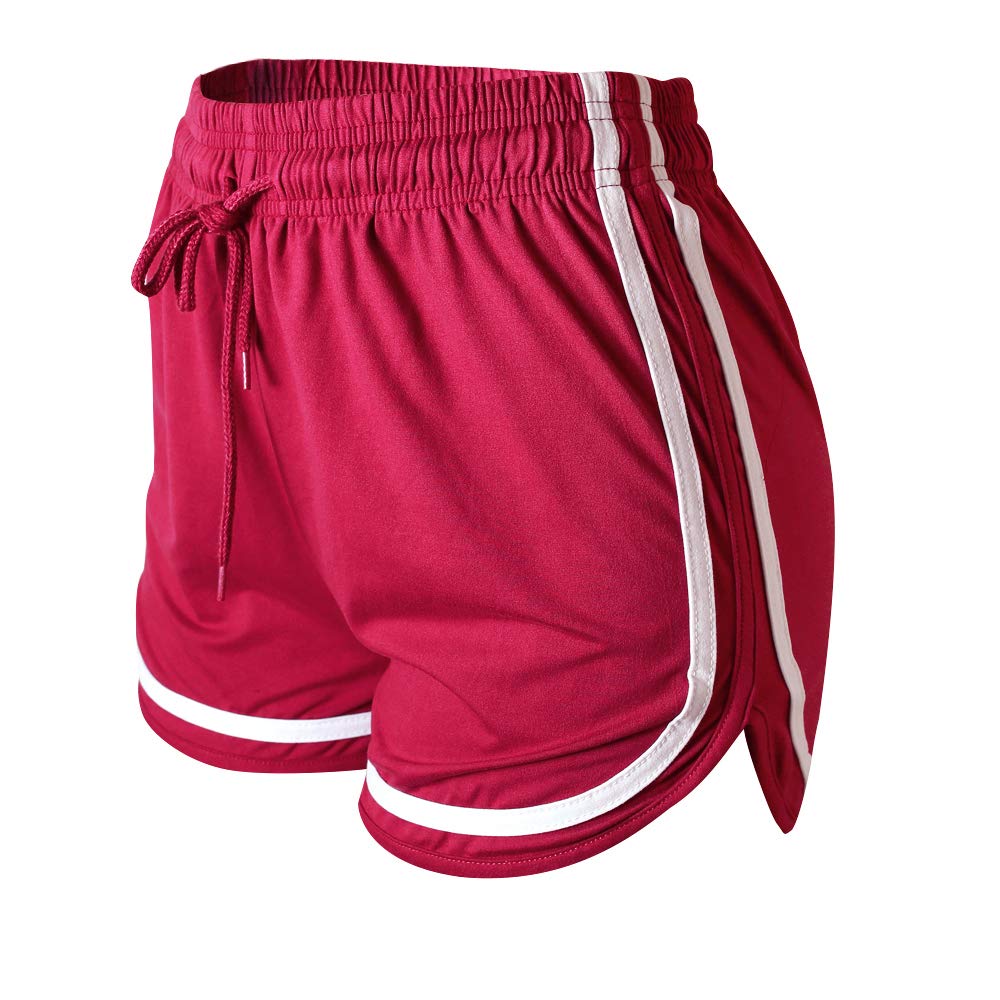 Women's Athletic Workout Shorts - Gym Yoga Running Fitness Sports Shorts with Pockets - Comfortable Lounge Short Pants for Women - Perfect for Workouts, Yoga, Running & Casual Wear