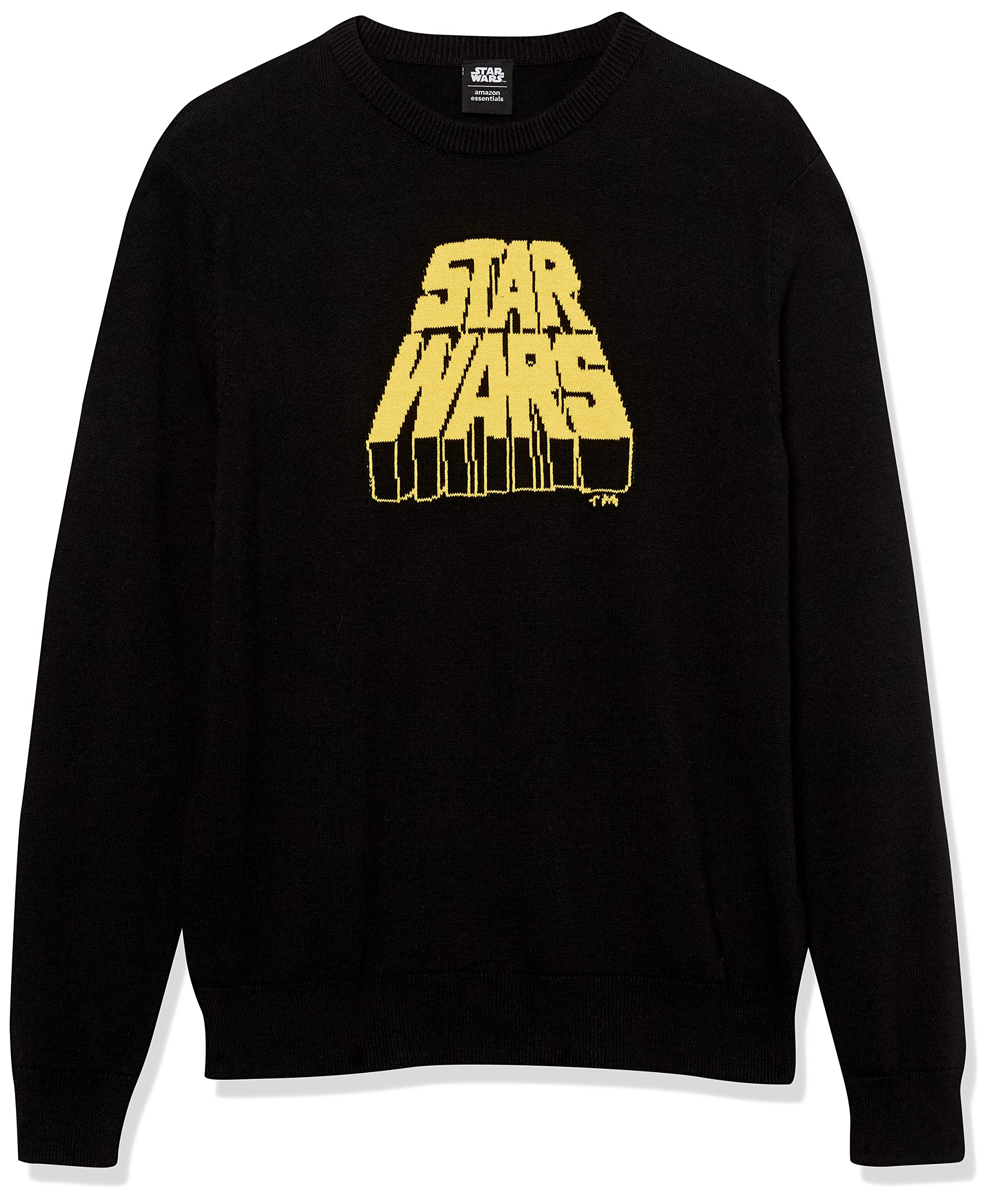 Amazon Essentials Disney | Marvel | Star Wars Men's Crew Neck Sweaters - Soft Cotton Blend Pullover for Casual Wear & Fan Merchandise Collection