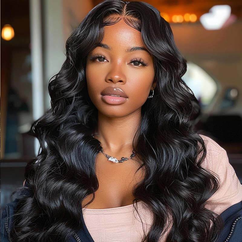Eullair Affordable 4x4/13x4/13x6 Lace Front Wigs for Black Women - Straight/Body Wave/Curly/Yaki Straight Human Hair | Perfect for Daily Wear, Parties & Special Occasions