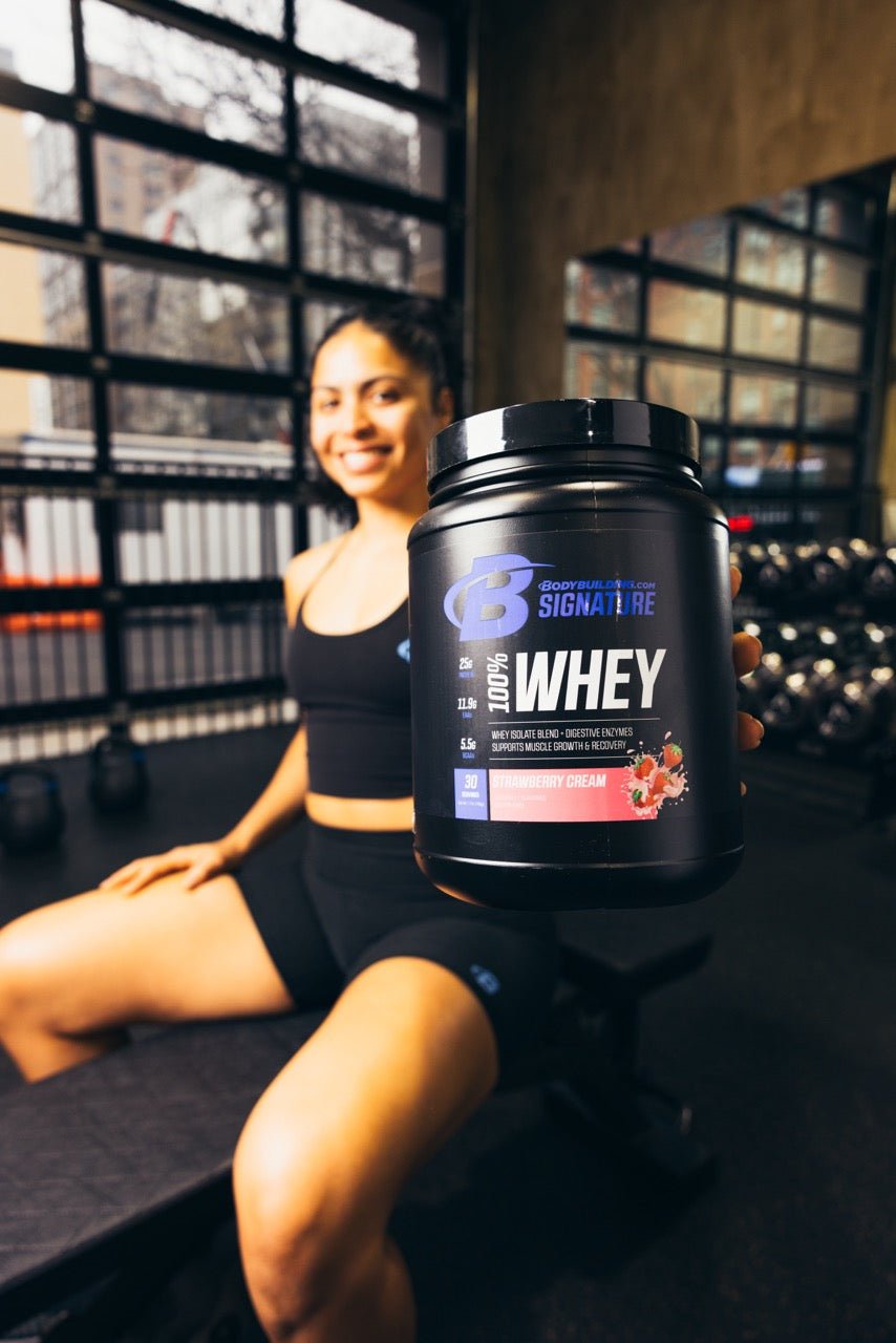 3 Pack Bodybuilding.com Signature 100% Whey Protein Powder - 90 Total Servings for Muscle Growth & Recovery - Ideal for Gym Workouts & Post-Exercise Nutrition
