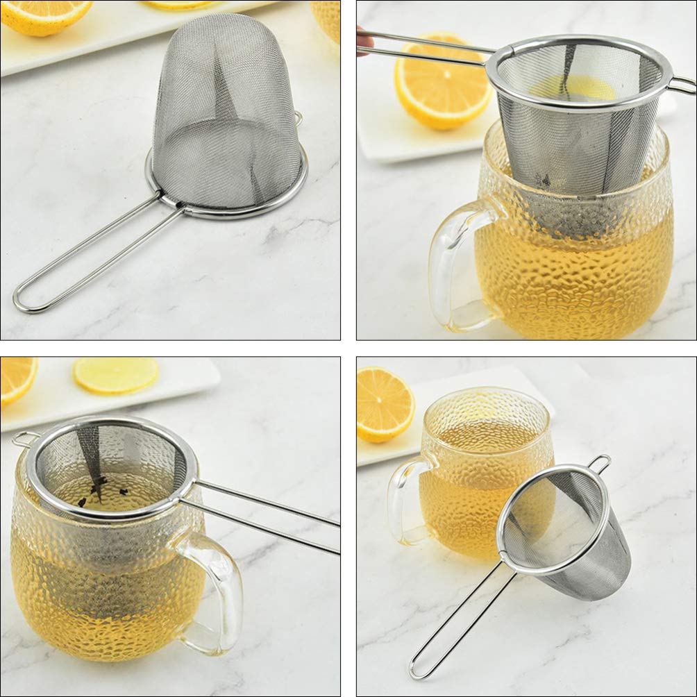 2-Pack Stainless Steel Tea Infuser & Mini Coffee Pot - Portable Reusable Loose Leaf Tea Maker for Home, Office & Travel - Perfect for Brewing Tea, Cold Brew Coffee & Herbal Infusions