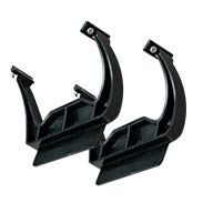 HO T5 2 Lamp Lighting System Mounting Legs (2 Pack) - Easy Installation for Fluorescent Fixtures in Garages, Workshops & Utility Rooms