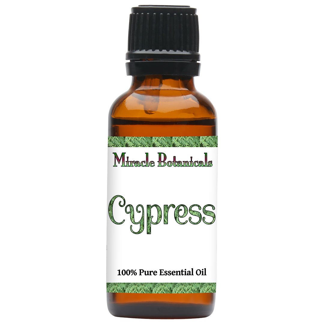 Pure Cypress Essential Oil - 100% Wildcrafted & Natural (Cupressus Sempervirens) for Aromatherapy, Massage & Skin Care