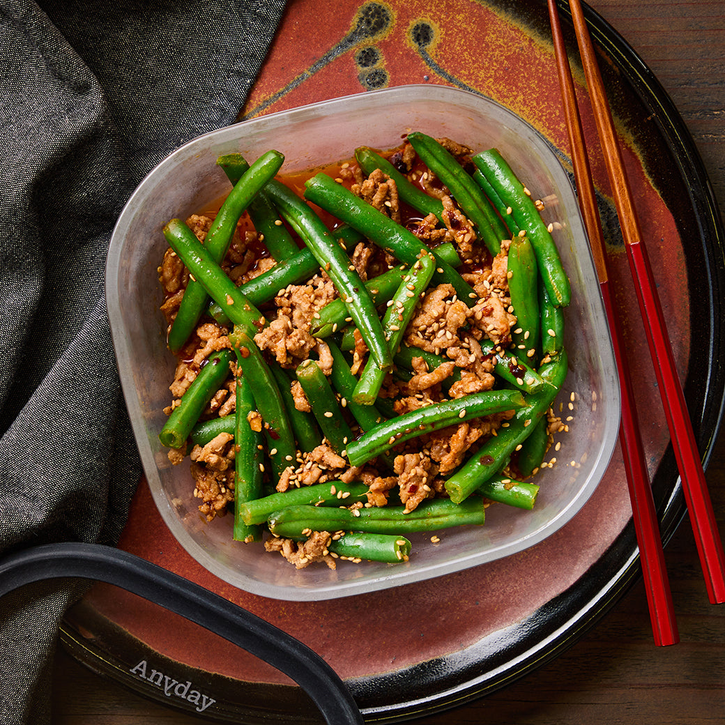 Spicy Pork with Green Beans - Premium Canned Food for Quick Meals, Camping & Emergency Preparedness
