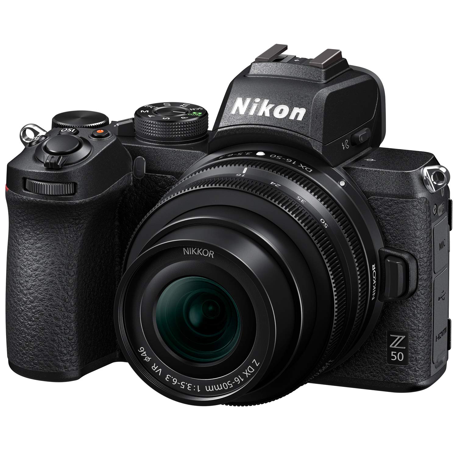**Nikon Z50 Mirrorless Camera Bundle with 16-50mm Lens, 4K UHD Video, VR Stabilization – Includes Backpack, LED Light, Tripod, 64GB Card & Accessories – Perfect for Travel, Vlogging & Photography**