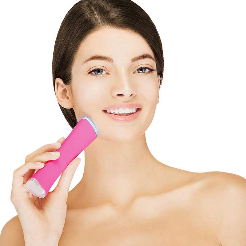 Foreo Espada Magenta Blue Light Acne Treatment Device - FDA Cleared for Acne & Blemish Reduction - Perfect for Daily Skincare Routine & Travel