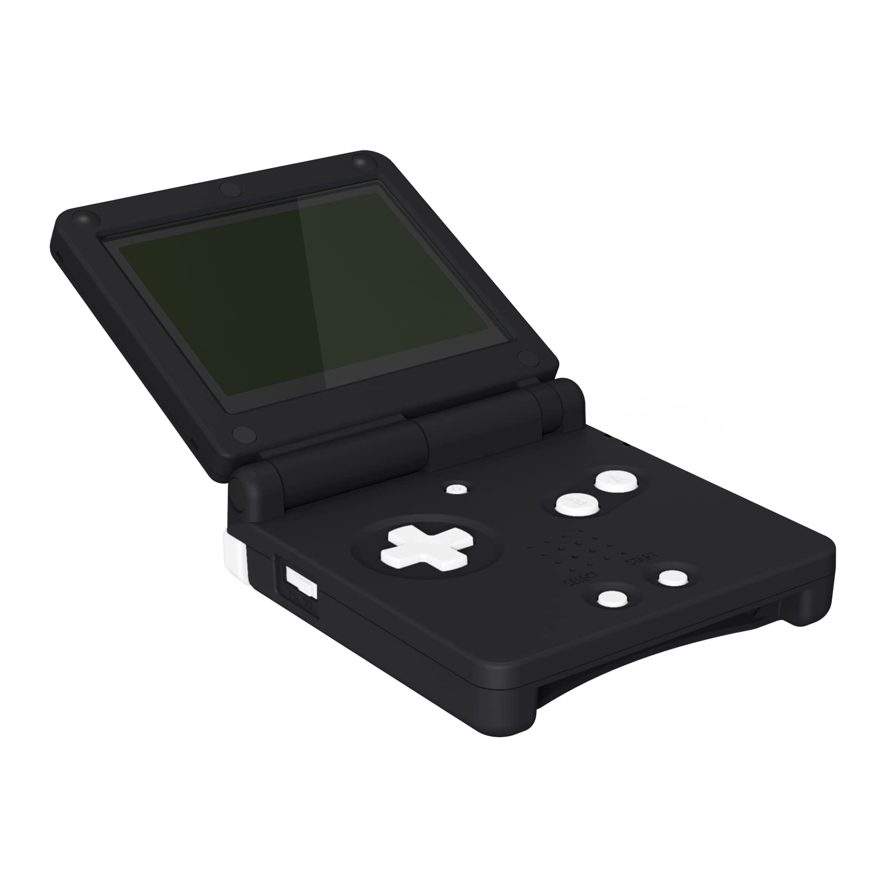 eXtremeRate Replacement Tasti Kit for Gameboy Advance SP Console - A B L R Power On/Off Volume D-Pad Buttons (White) | Compatible with GBA SP Handheld Gaming System | Perfect for DIY Repairs & Controller Customization