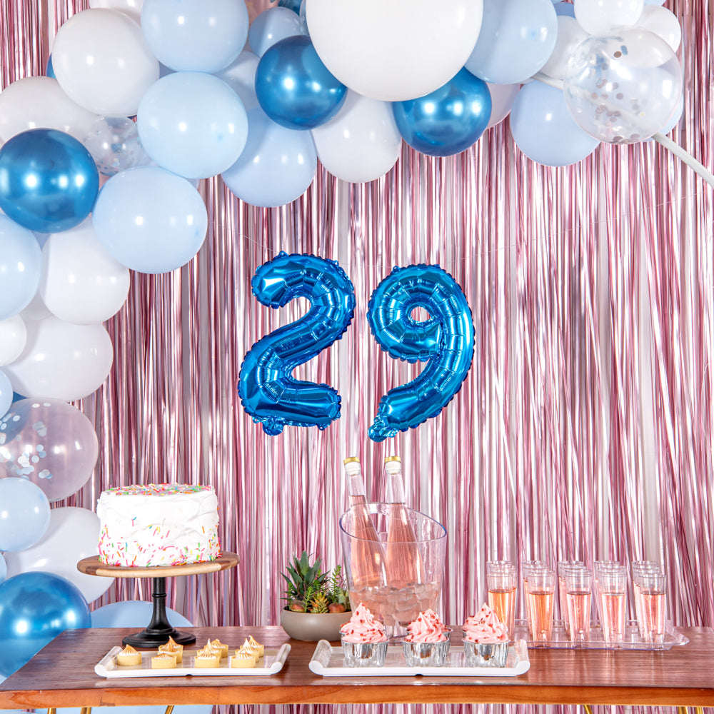 Balloonify Blue Mylar Number 9 Balloon - 16 Inch Large Foil Balloon for Birthday Party Decorations, Baby Showers & Anniversary Celebrations (1 Count)