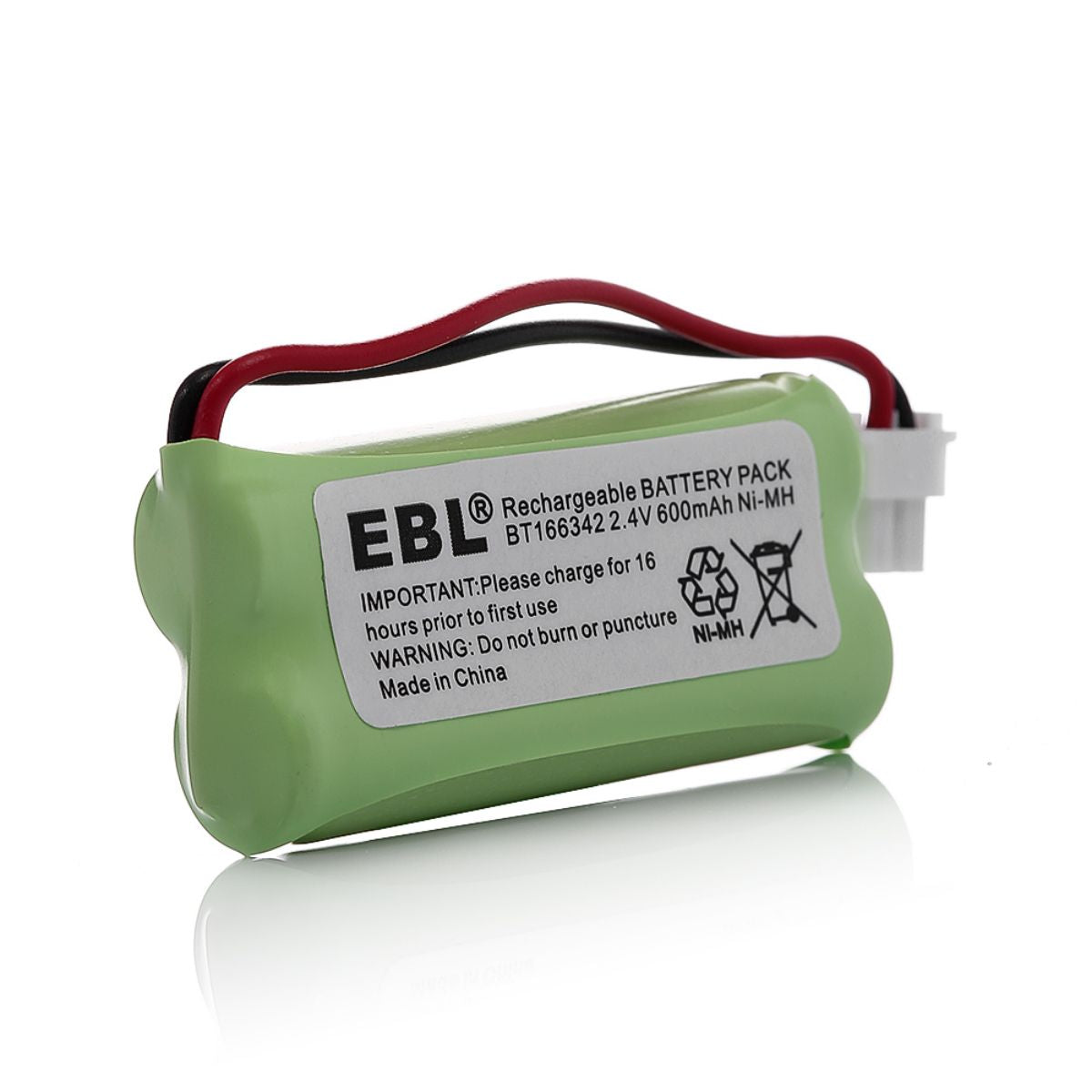 EBL BT166342 Rechargeable 2.4V 600mAh Cordless Batteries - Power Your RC Cars, Toys, and Electronic Devices with Long-Lasting Performance