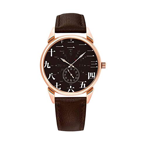 Waterproof Minimalist Japanese Kanji Watch - Stylish Black Dial Unisex Wristwatch for Men & Women | Perfect for Outdoor Activities, Swimming & Daily Fashion Accessory