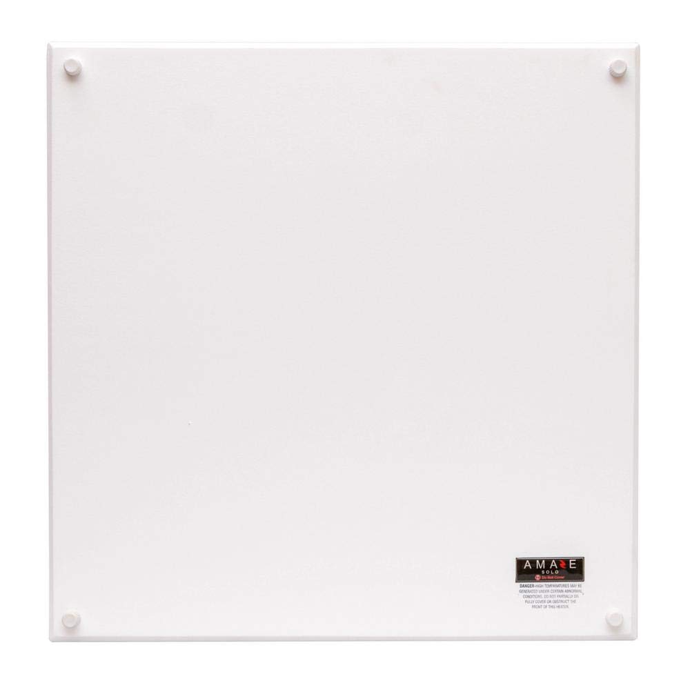Amaze Heaters Solo 400W Convection Panel Heater - Energy Efficient Space Heater for Bedroom, Bathroom & Garage - Up to 150 sq ft Coverage - Paintable & Silent Electric Heater with Wall Mount Kit - Perfect for Home, Office and Small Spaces