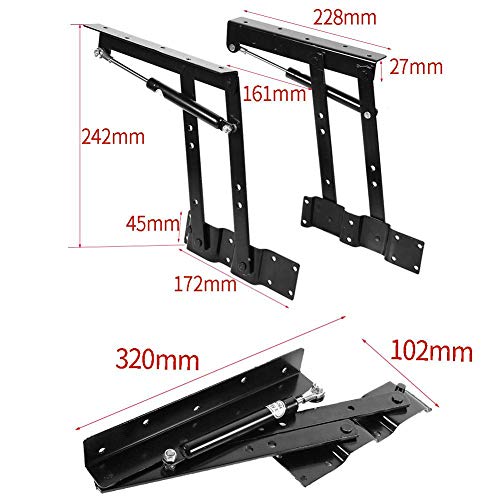 Automatic Metal Coffee Table Lift Frame - Adjustable Height Lift Mechanism for Sofa & Living Room Furniture | Perfect for Reading, Working & Dining Convenience