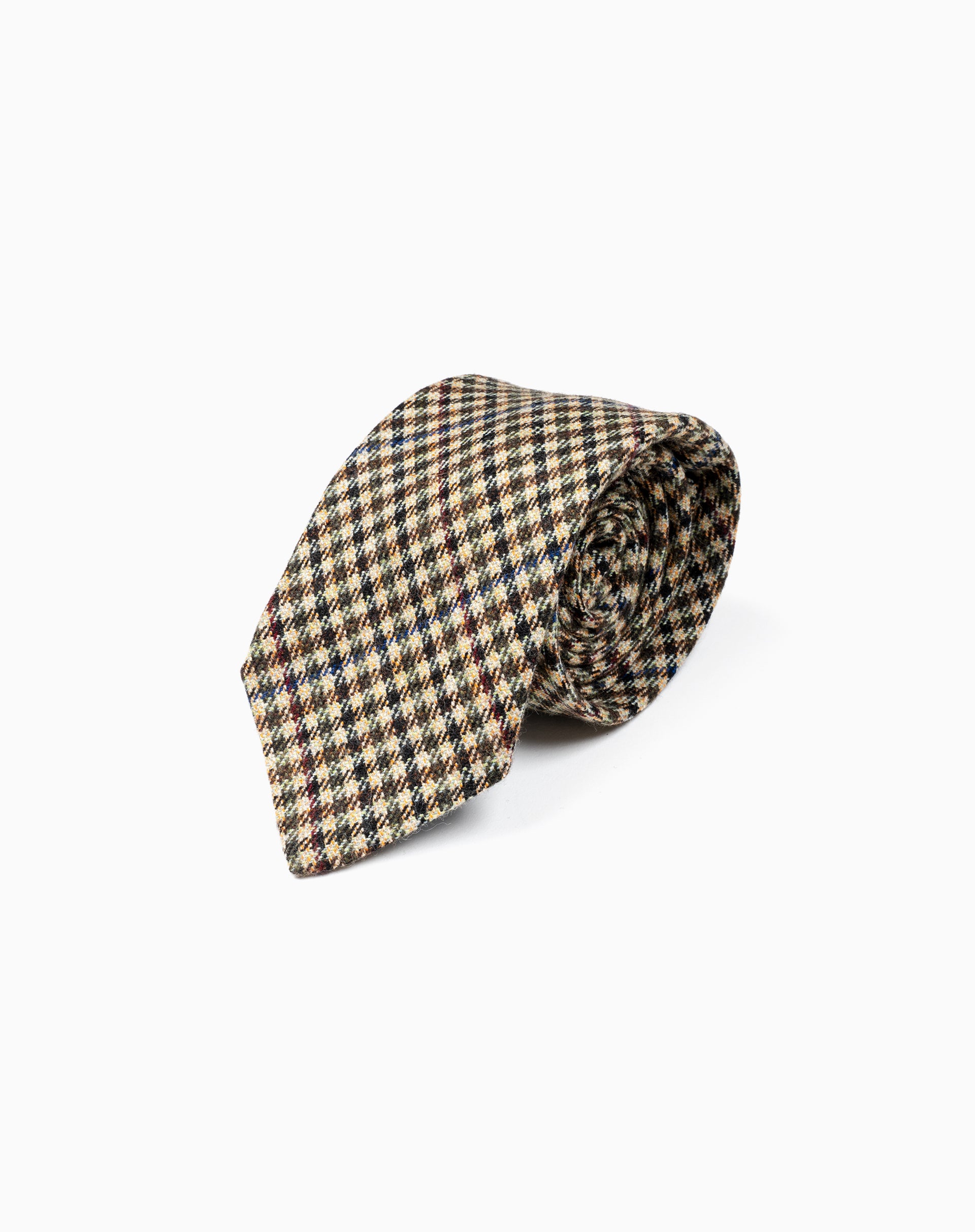 Classic Check Tweed Tie - Premium Men's Necktie for Business, Office & Formal Occasions | Elegant & Stylish Accessory for Weddings, Parties & Professional Events