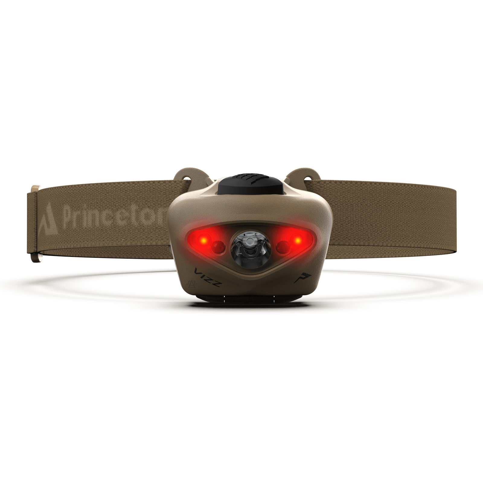 Princeton Tec Vizz 550 RGB MPLS Headlamp - 550 Lumens Ultra-Bright LED Light with 33-Hour Runtime - Perfect for Camping, Hiking, Running & Outdoor Adventures