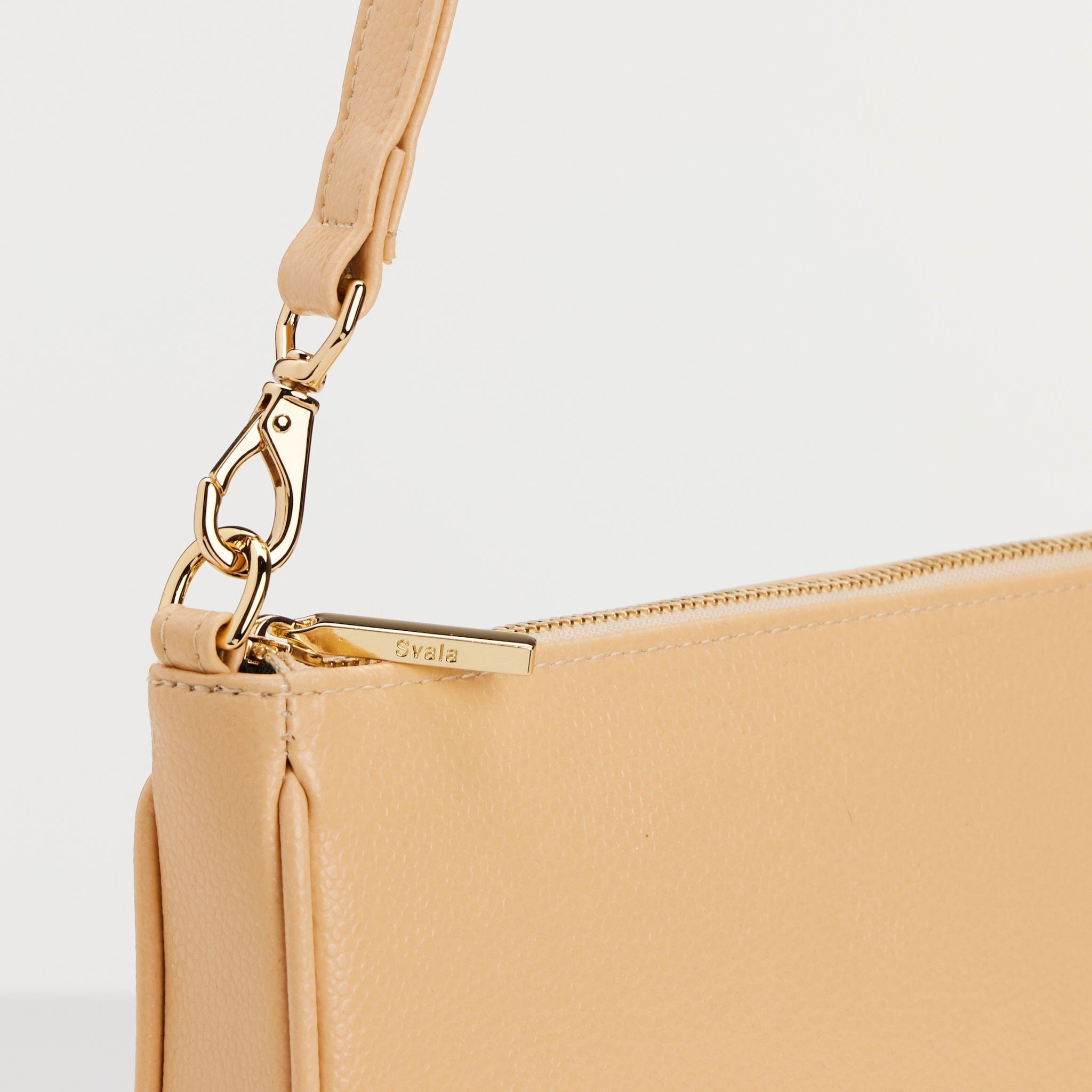 Gaia MIRUM® Vegan Leather Shoulder Bag for Women - Tan Brown Crossbody Purse | Eco-Friendly Fashion Accessory for Work, Travel & Everyday Use