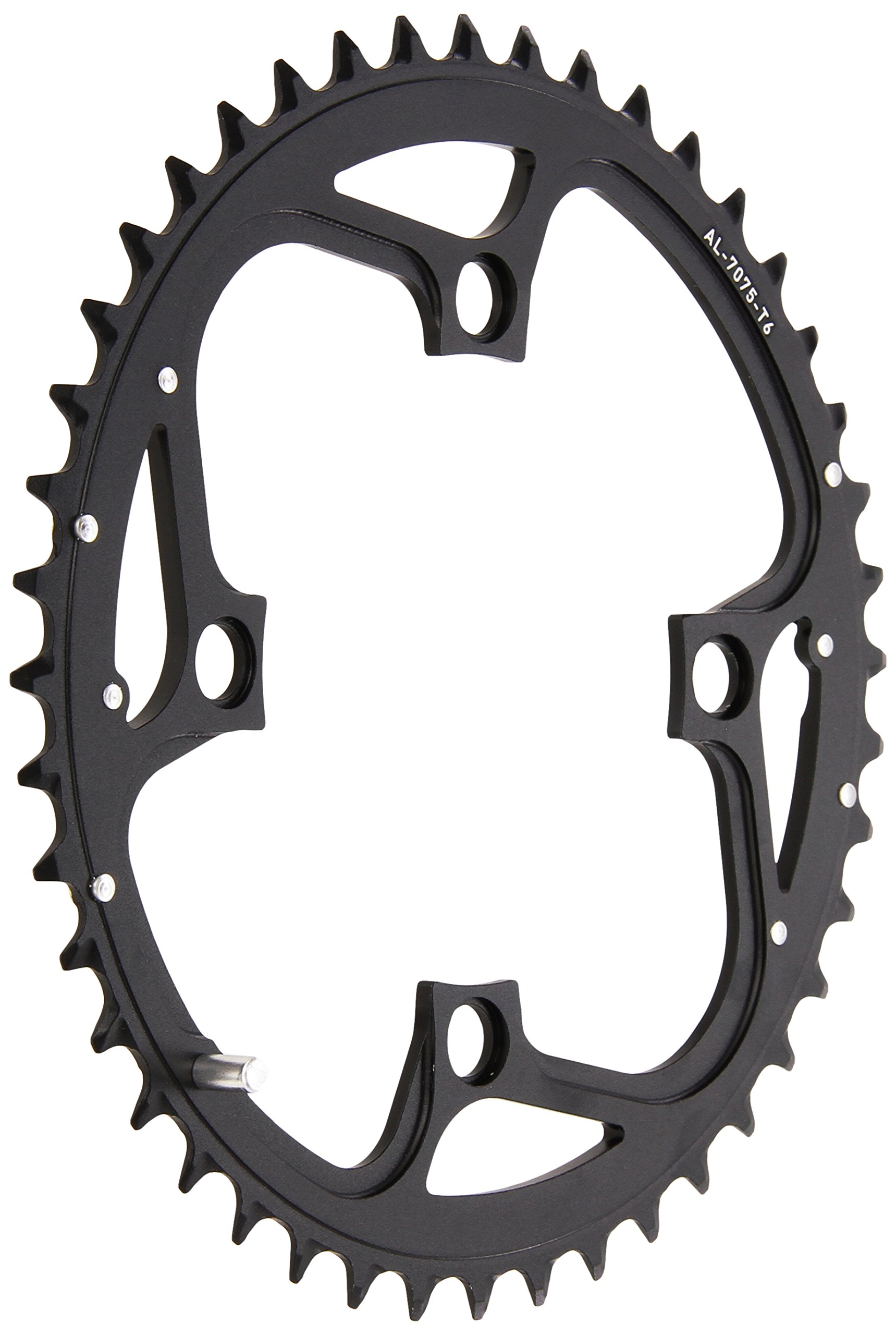 Truvativ 4-Arm Single Chainring 104mm BCD - 38T Steel MTB Chainring for Bicycle Crankset (Black) | Perfect for Mountain Biking, Trail Riding & Commuting