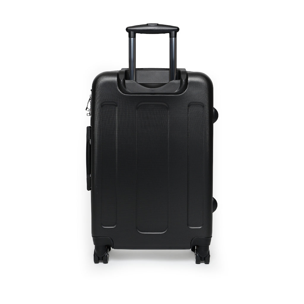 Modern Cabin Suitcase with Stylish Patio Print - Perfect for Travel, Vacation & Outdoor Adventures