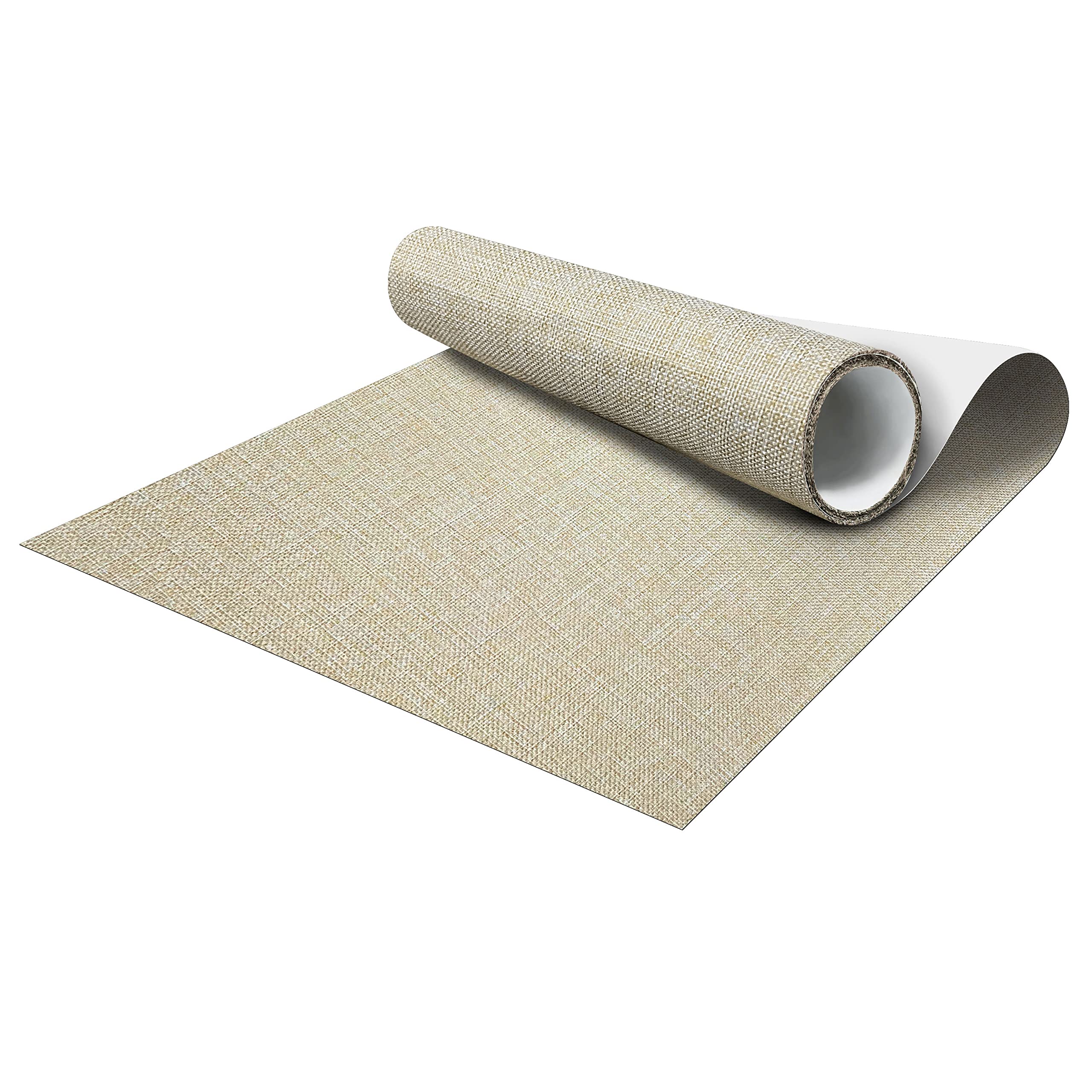 Self-Adhesive Coarse Linen Repair Patches - 12