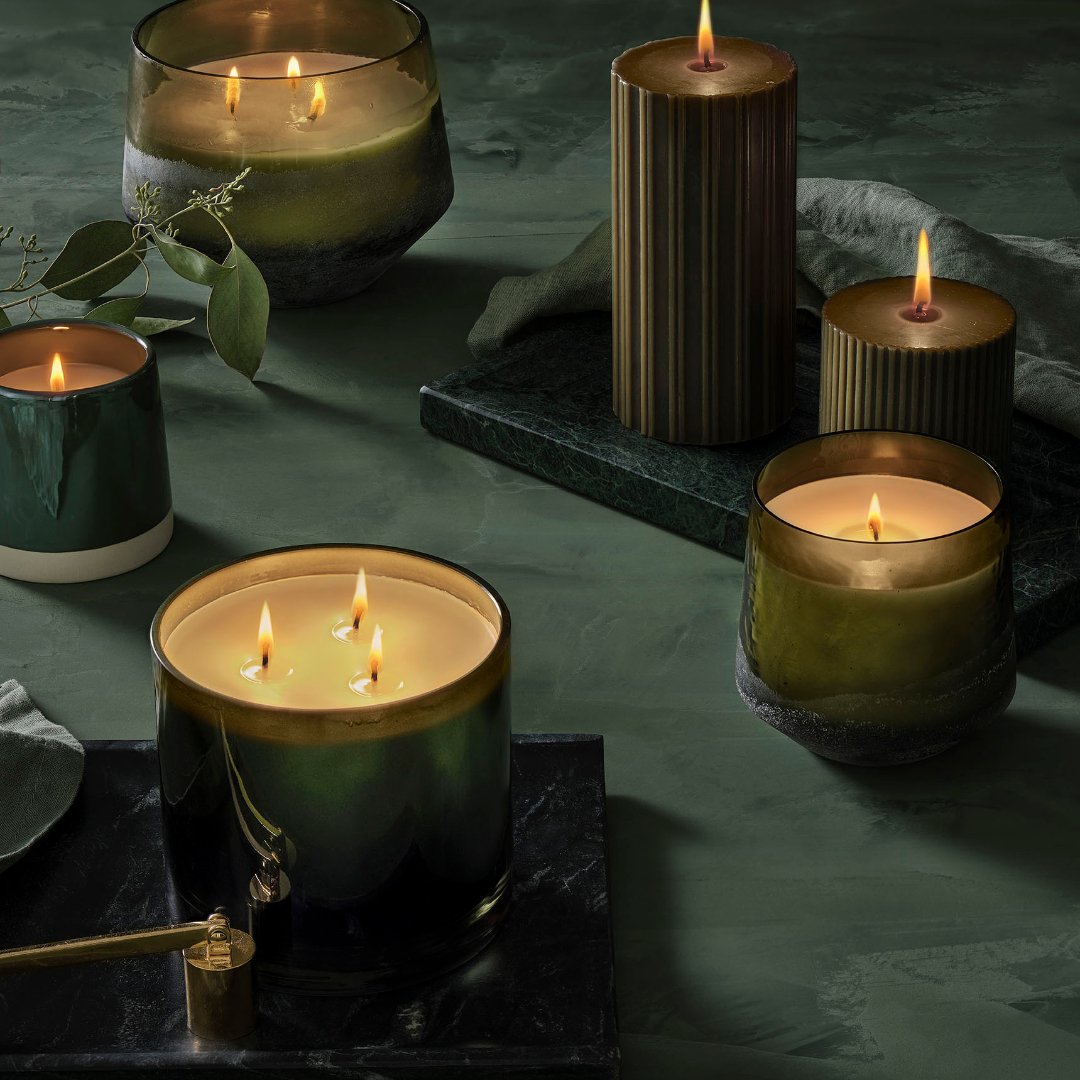 Balsam & Cedar Scented Glass Candle - Natural Aromatherapy for Home, Relaxation & Gifts | Perfect for Living Room, Bedroom & Spa Decor