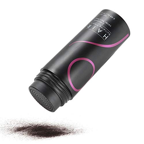 Dark Brown Hair Fibers & Powder - Hair Loss Concealer for Thinning Hair & Baldness | Natural-Looking Hair Thickening Solution for Men & Women | Perfect for Daily Use, Work, and Social Events