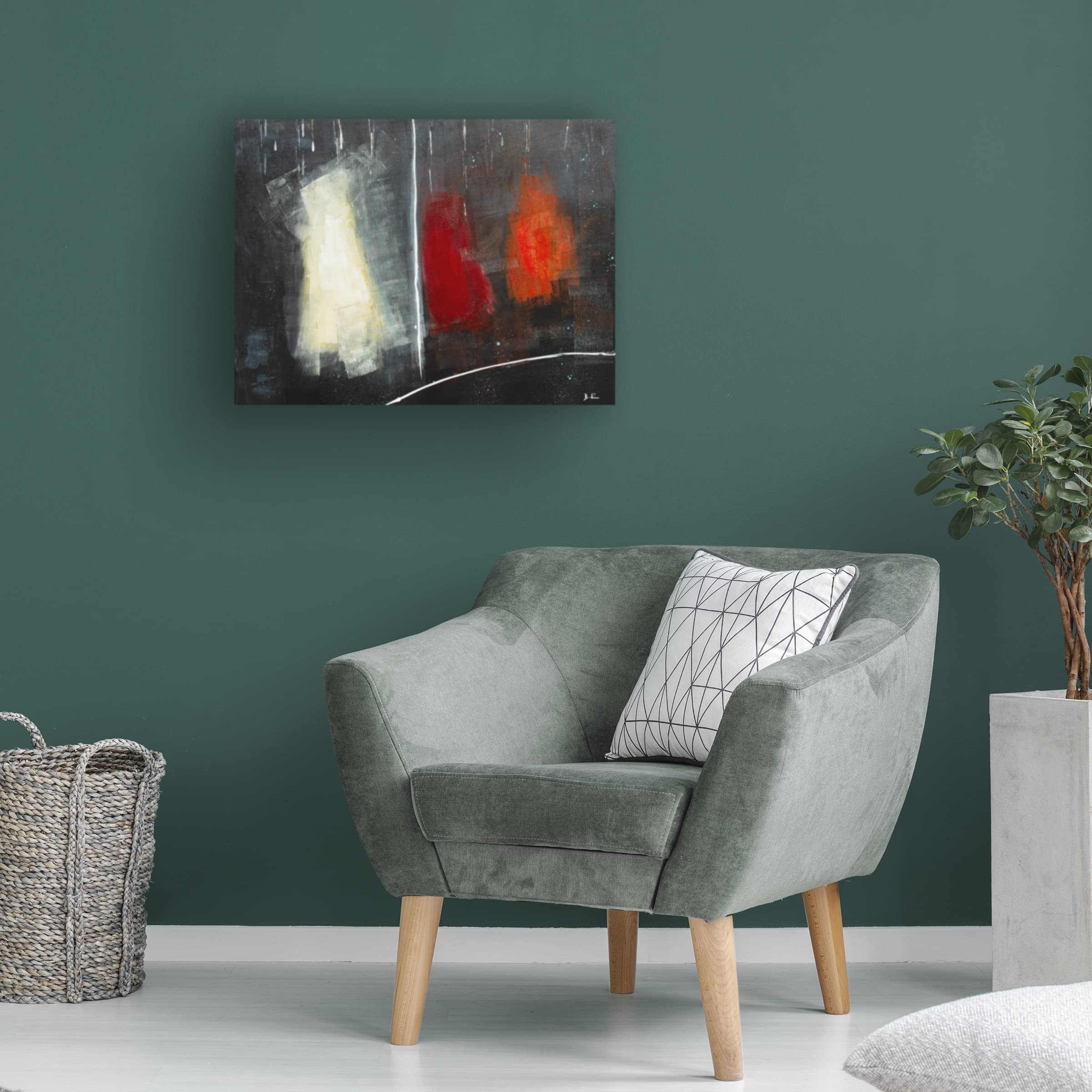 Trademark Fine Art 'Window Puppets' Canvas Wall Art by Brian Fisher - Modern Home Decor for Living Room, Bedroom & Office