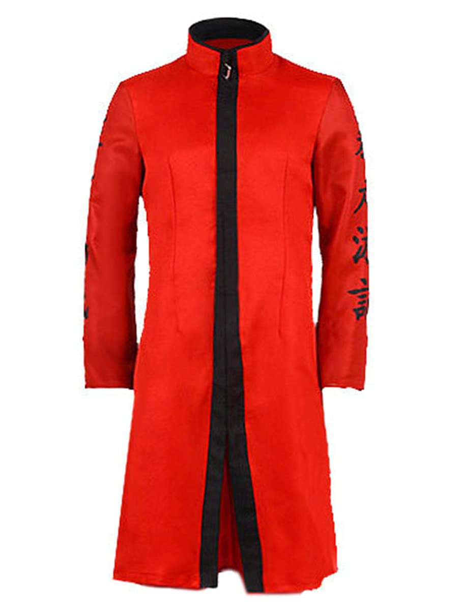 Tokyo Revengers Izana Kurokawa Cosplay Costume - Tenjiku Gang Red Trench Coat Uniform for Halloween, Anime Conventions & Cosplay Events