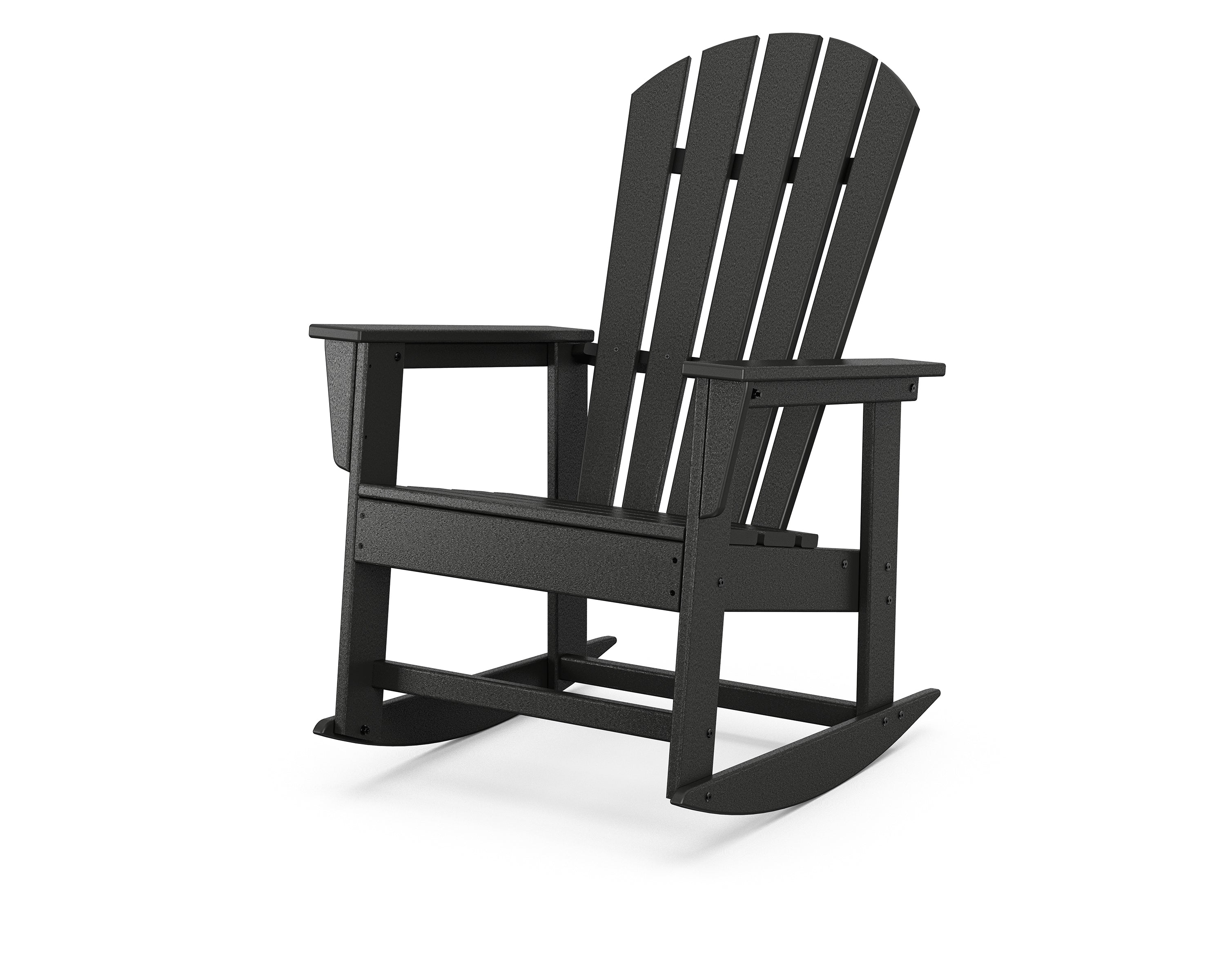 POLYWOOD South Beach Rocker - Durable Outdoor Rocking Chair for Patio, Garden, Poolside - All-Weather Resin Wicker Furniture - Perfect for Relaxing & Lounging