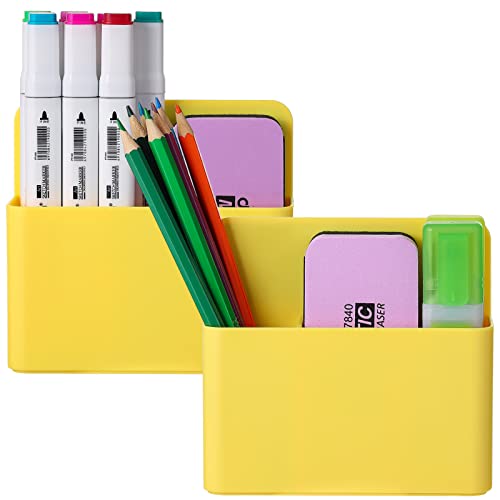 2p Magnetic pen holder -Yellow