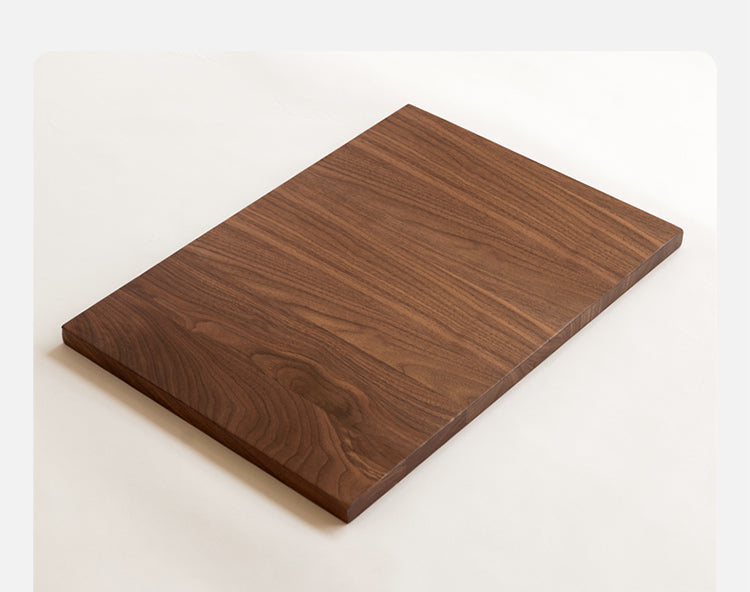 Premium Black Walnut Solid Wood Desk - Modern Nordic Style Home Office Desk for Study, Work & Writing - Durable & Stylish Workspace Solution