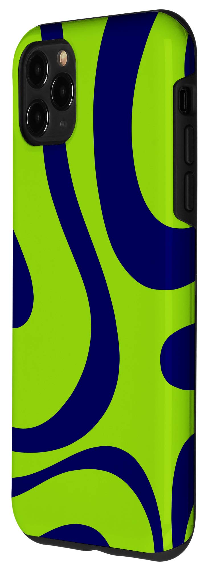 Vintage 60s 70s Swirl Design iPhone 11 Pro Max Case - Trendy Retro Aesthetic Protective Cover for Daily Use, Travel & Photography