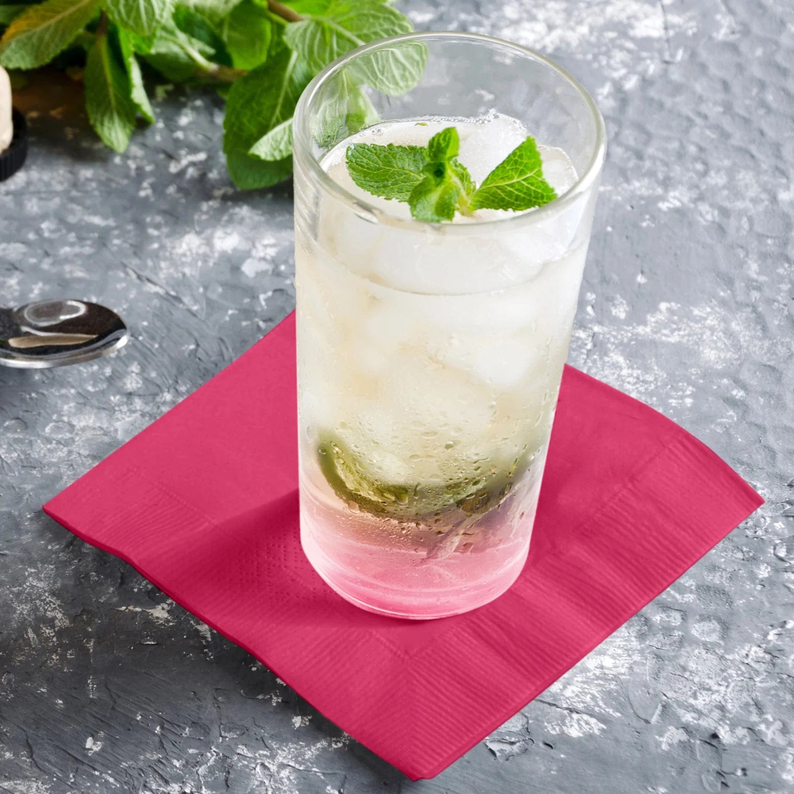 50 Soft 2-Ply Disposable Paper Napkins for Dinner, Cocktail Parties & Events - Premium Quality Tableware for Home, Restaurants & Catering