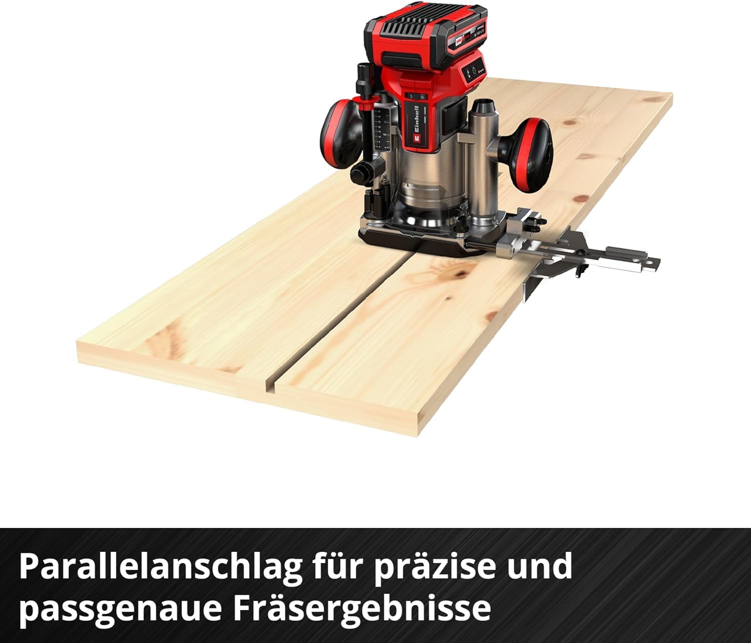 Einhell TP-RO 18 Cordless Brushless Router Set - 18V Lithium-Ion Edge Trimmer with Depth Adjustment, Accessories & Carry Case (Battery Not Included) - Perfect for Woodworking, DIY Projects & Professional Carpentry