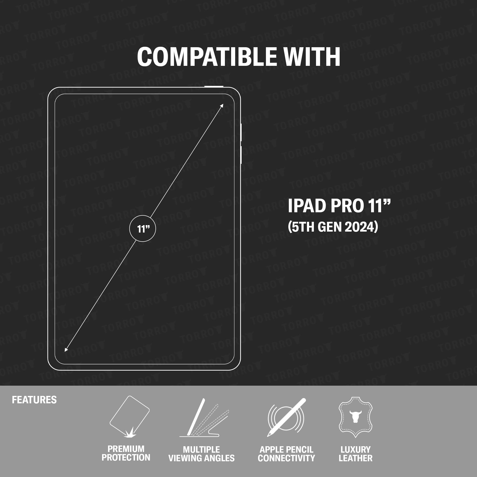 Premium Leather iPad Pro 11