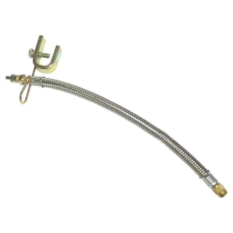AA Flexible Truck Valve Extension - Braided Steel Hose for Easy Tire Inflation (1-Pack) | Ideal for Trucks, RVs, and Trailers