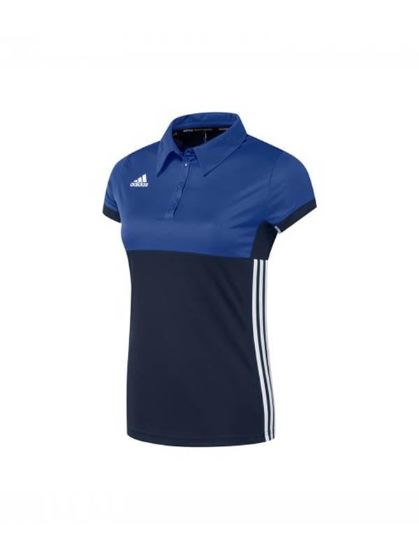 Adidas T16 Women's Polo Shirt - Navy/Royal Blue - Comfortable & Stylish Golf & Casual Wear for Women
