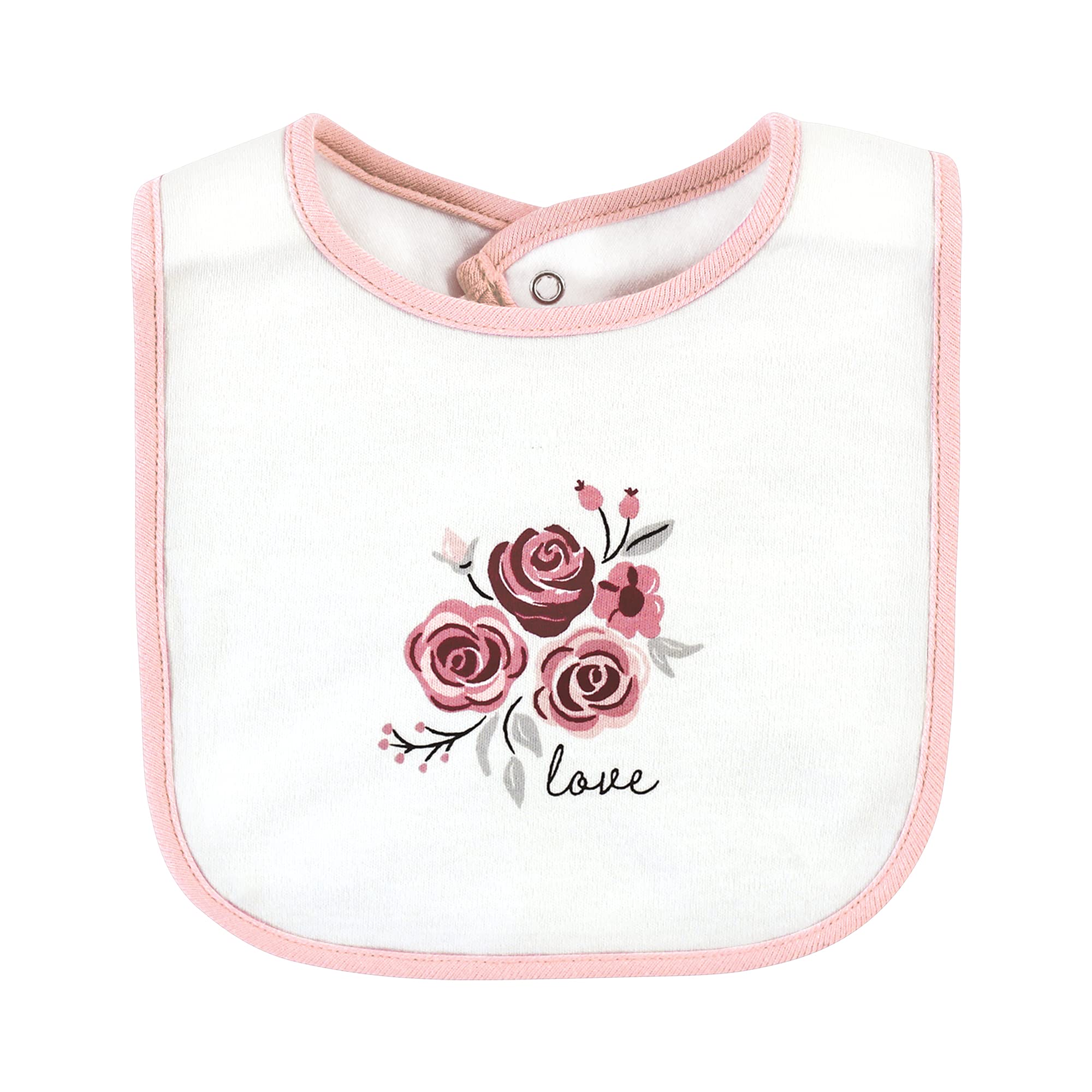 Hudson Baby Unisex Cotton Bibs for Infants & Toddlers - Soft, Absorbent & Durable for Feeding, Teething & Drooling - Perfect for Mealtime, Daycare & On-the-Go
