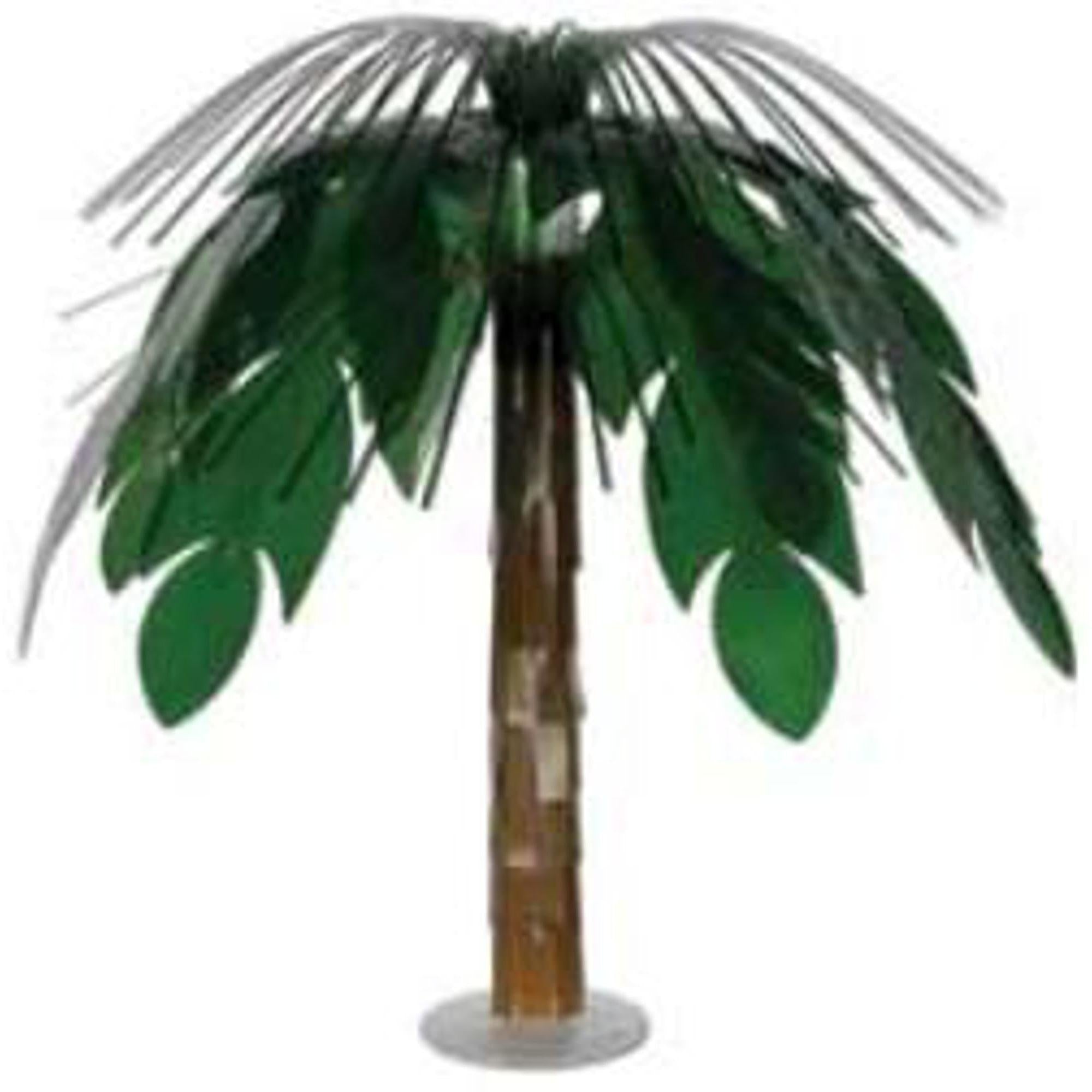 18 Inch Palm Cascade Centerpiece - Elegant Tropical Floral Arrangement for Weddings, Parties & Home Decor