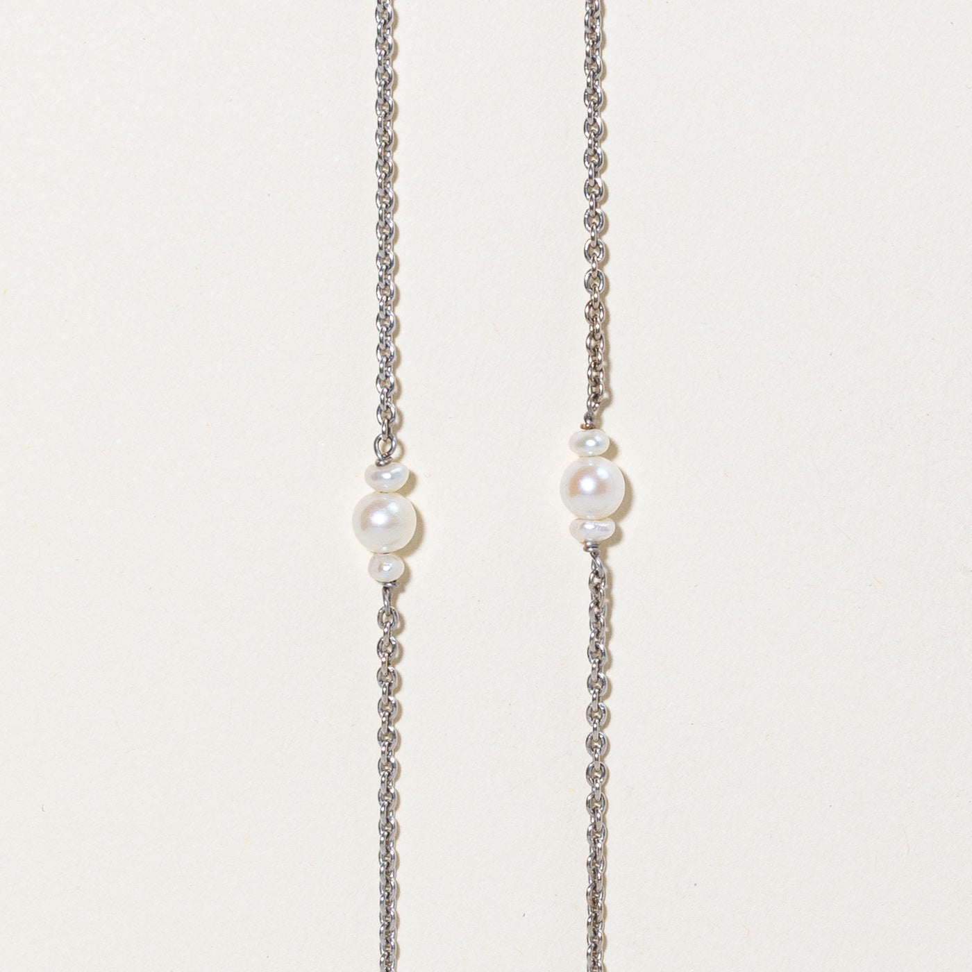 Exquisite Pearl & Diamond Fringe Pendant Necklace - 1.06ctw | 25