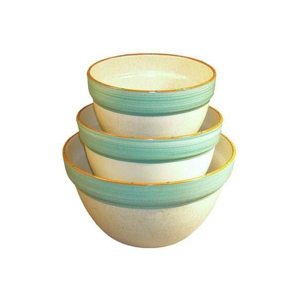 Premium Sedona Sky Mixing Bowls Set - 3-Piece Stainless Steel Mixing Bowls for Baking, Cooking & Food Prep - Ideal for Kitchen, Restaurants & Home Chefs