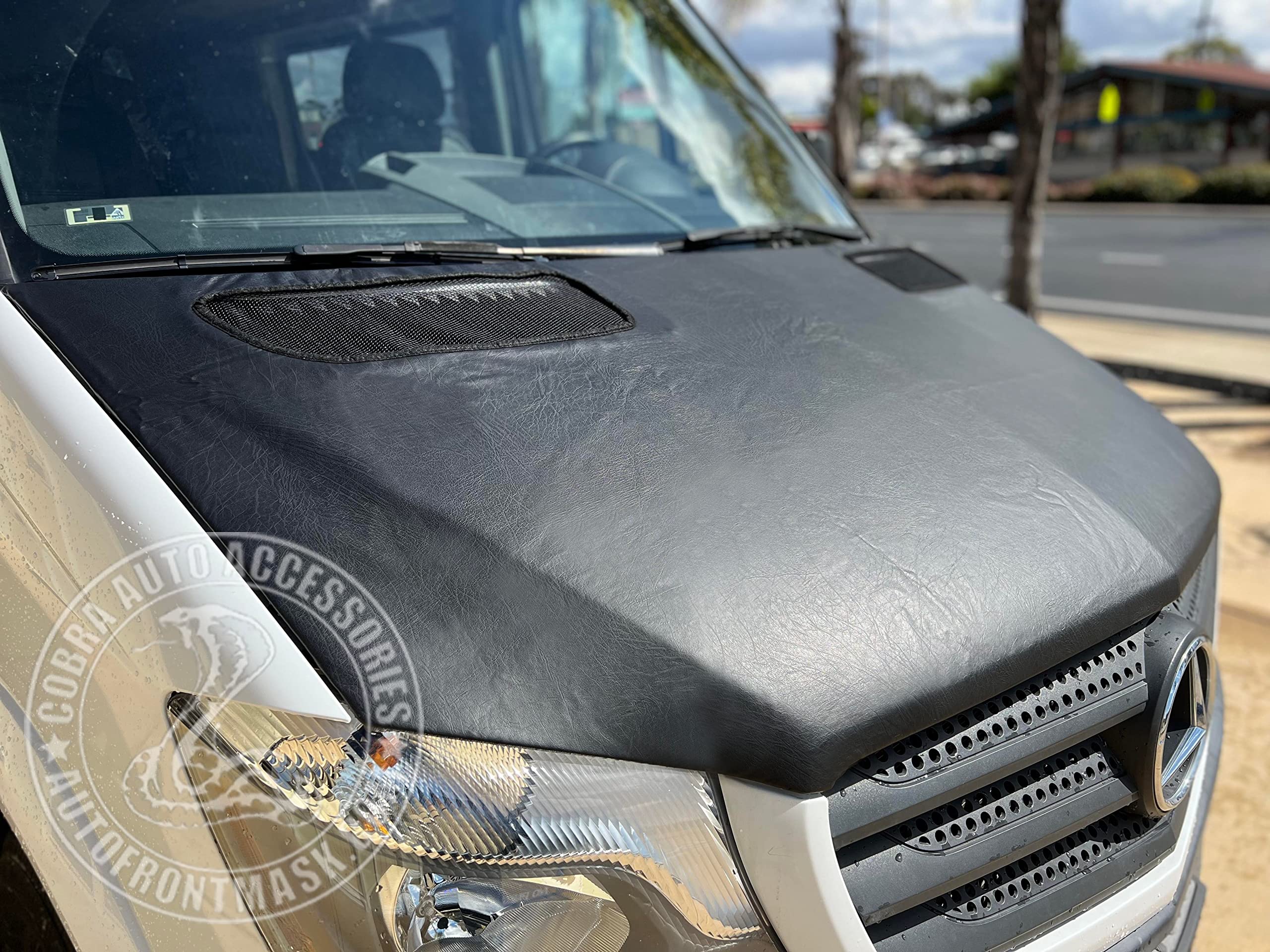Premium Car Bonnet Hood Bra Cover for Mercedes Dodge Sprinter W906 (2014-2018) - UV Protection & Paint Shield for Road Trips & Daily Commute