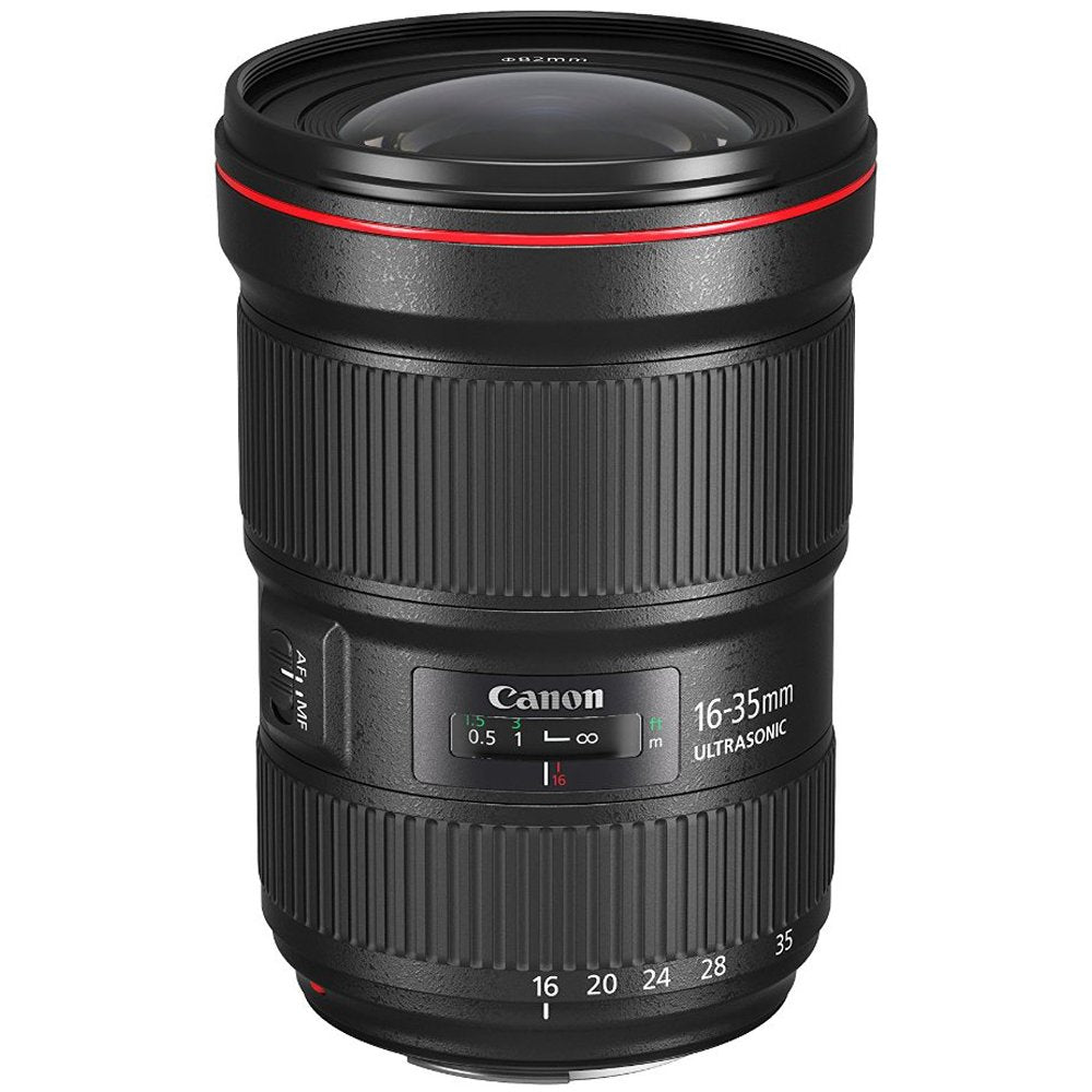 Canon EF 16-35mm f/2.8L III USM Ultra Wide Angle Zoom Lens for Full Frame DSLR Cameras with Vanguard Tripod & 64GB Memory Card Bundle - Perfect for Landscape, Architecture and Travel Photography