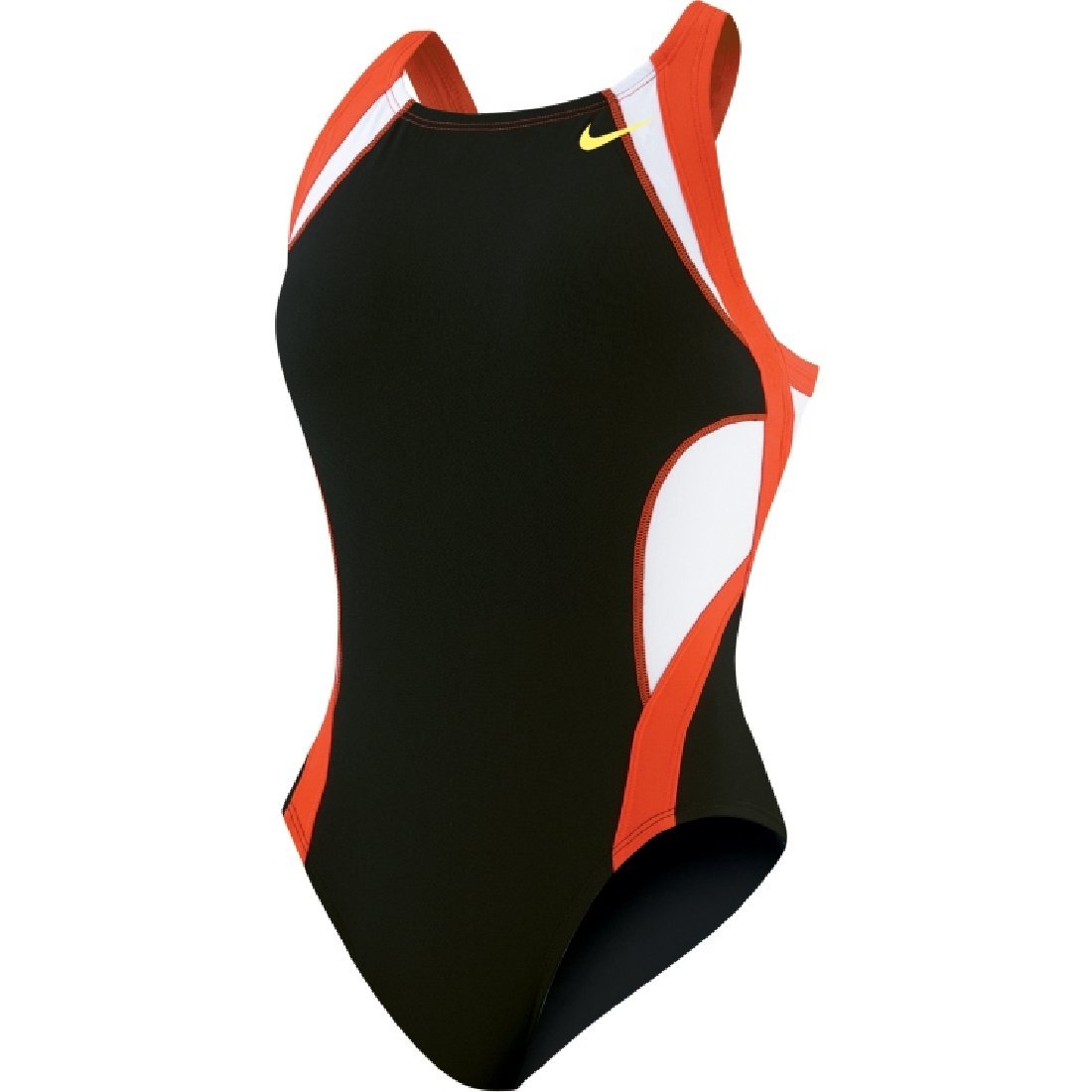 Nike Women's Team Splice Swimsuit - High-Performance One-Piece Swimwear for Competitive Swimming & Beach Activities